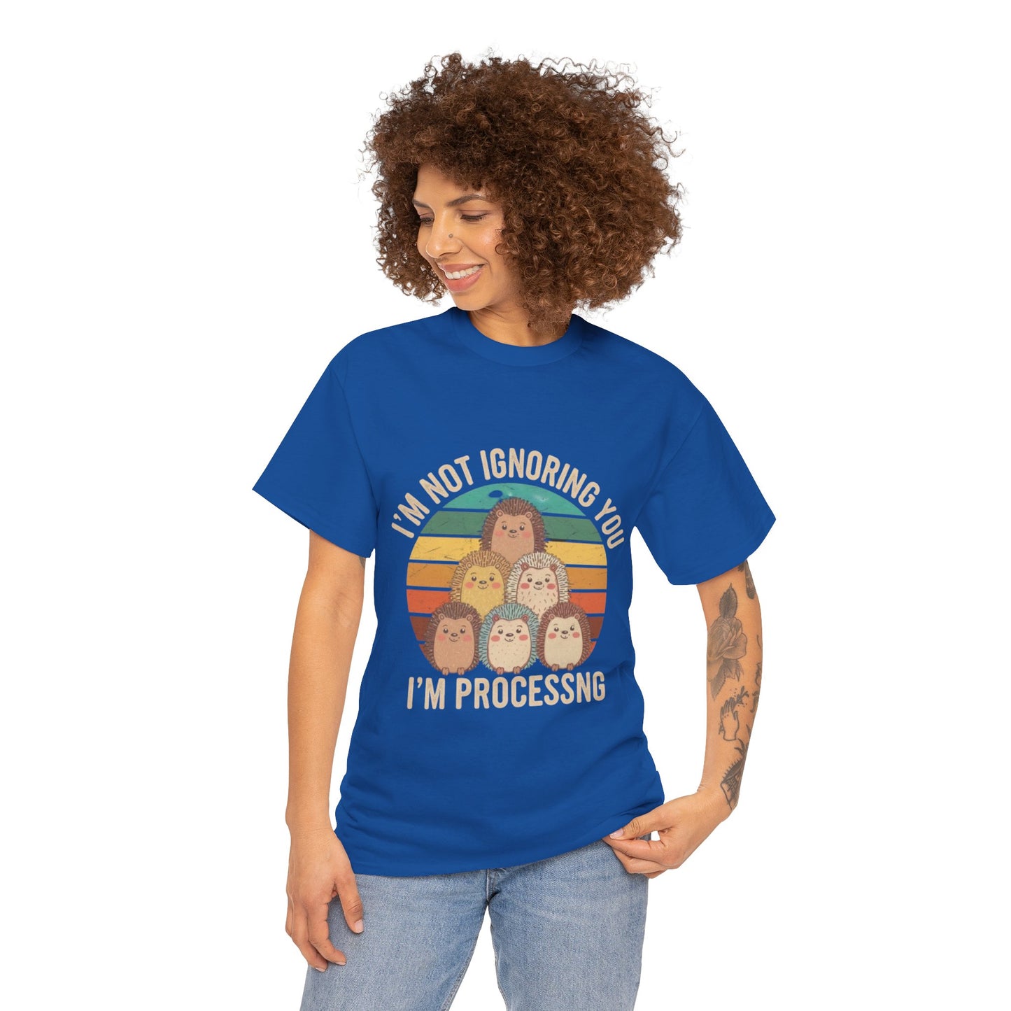 Funny Psychology Unisex Tee - 'I'm Not Ignoring You, I'm Processing'