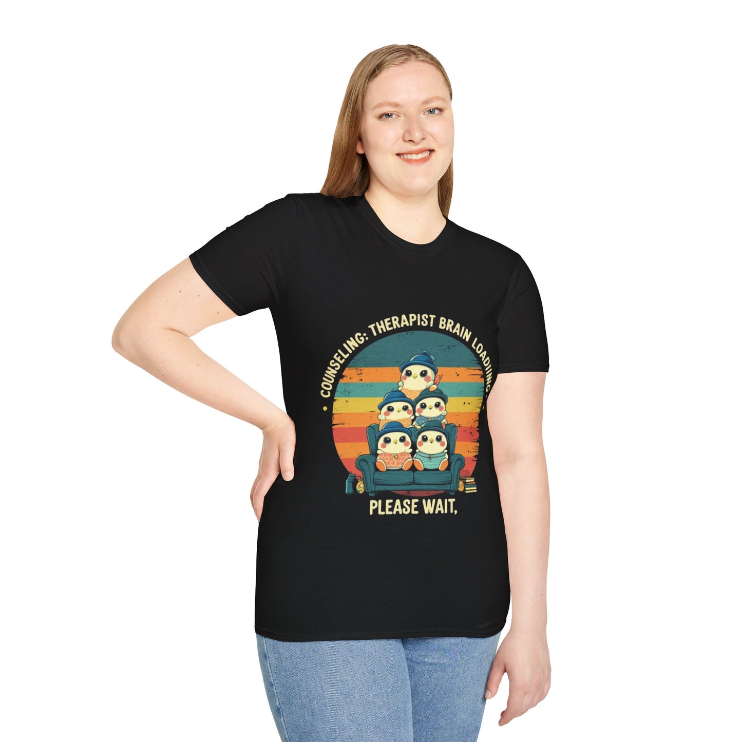 Unisex Tee-Therapist Brain Loading