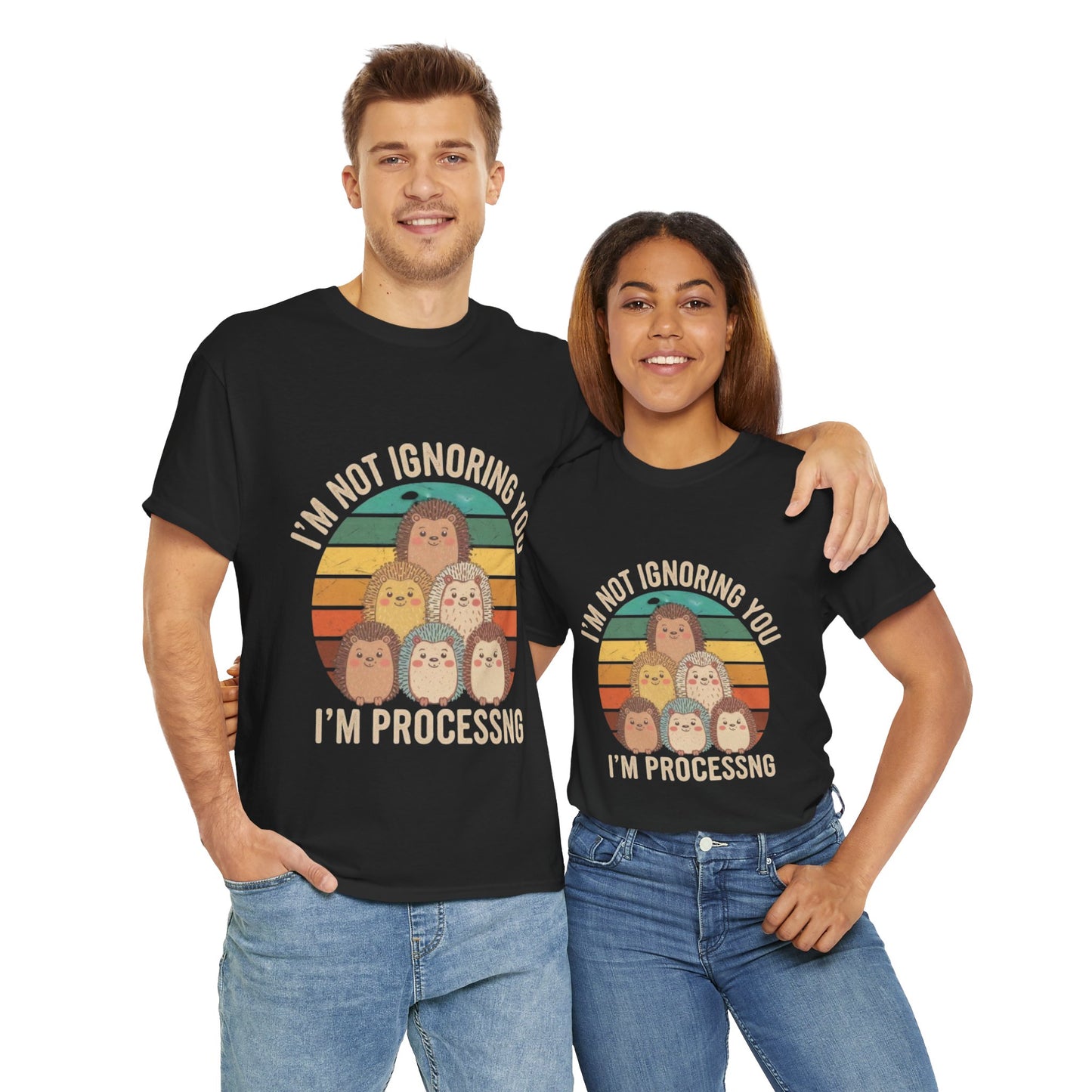 Funny Psychology Unisex Tee - 'I'm Not Ignoring You, I'm Processing'
