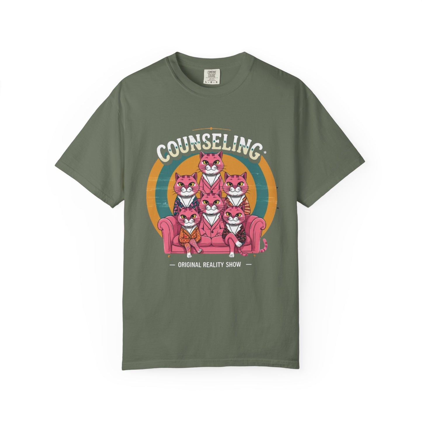 Unisex Garment-Dyed T-Shirt -Counseling Cats