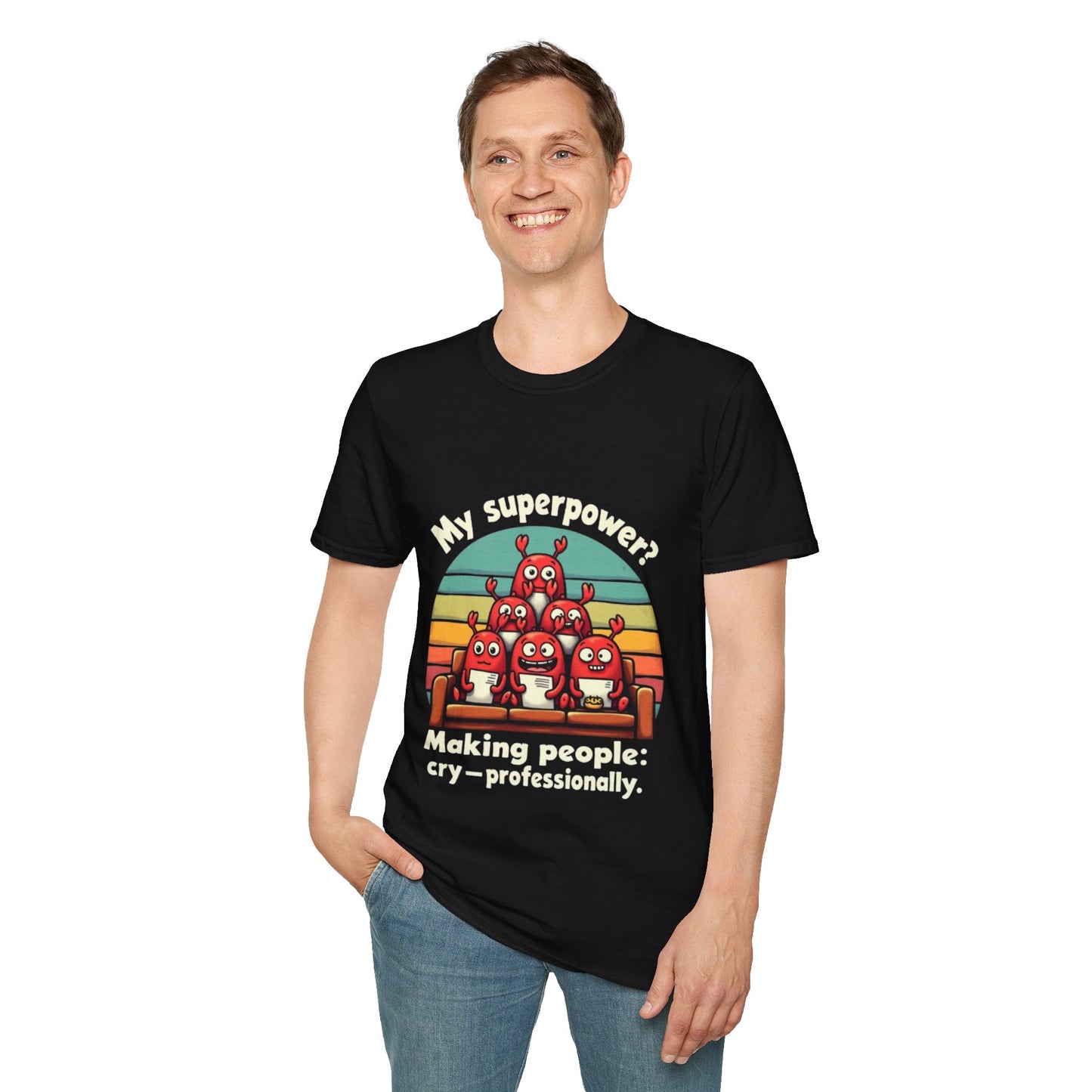 Funny Unisex Softstyle Tee -My Superpower