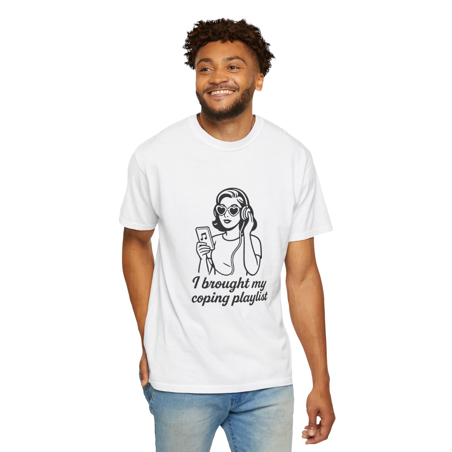 Chill Vibes T-Shirt, I Brought My Coping Playlist Unisex Tee