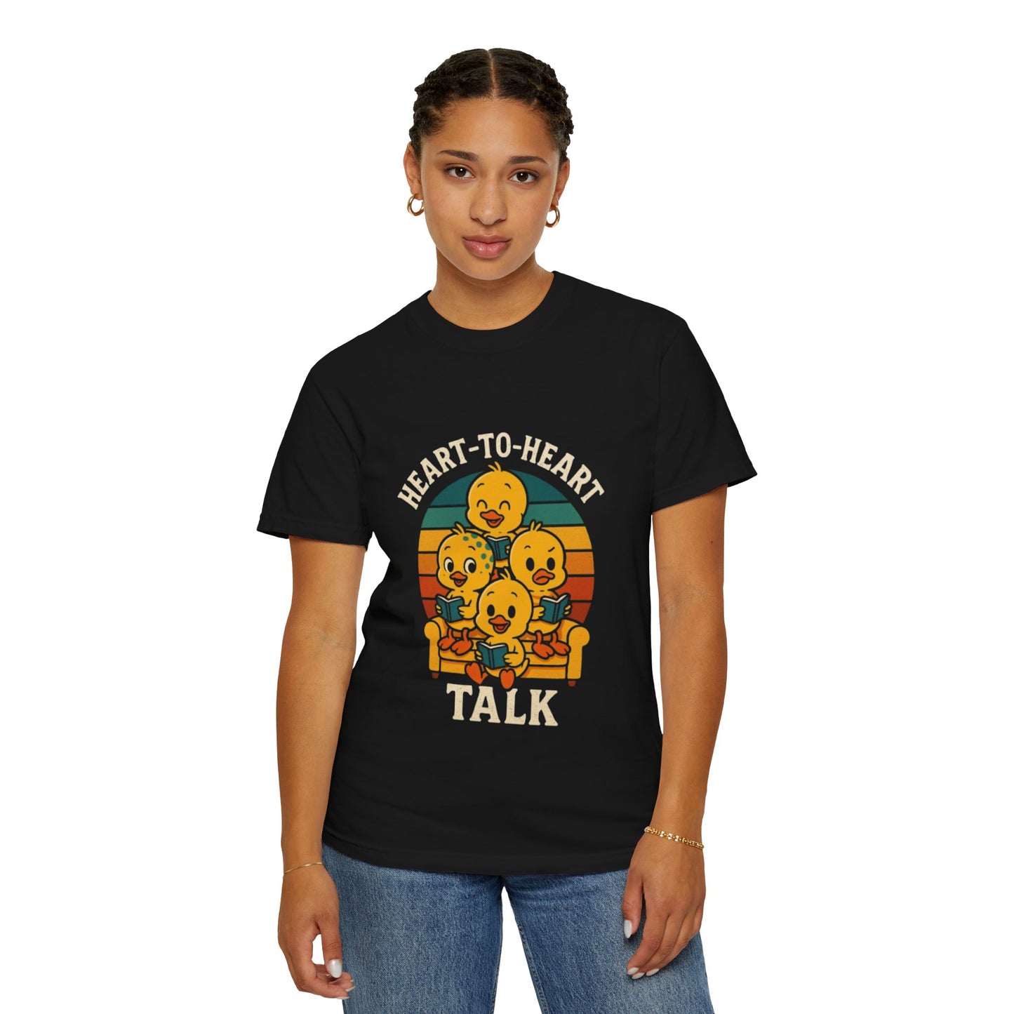 Unisex Garment-Dyed T-Shirt -Heart-to-Heart Talk