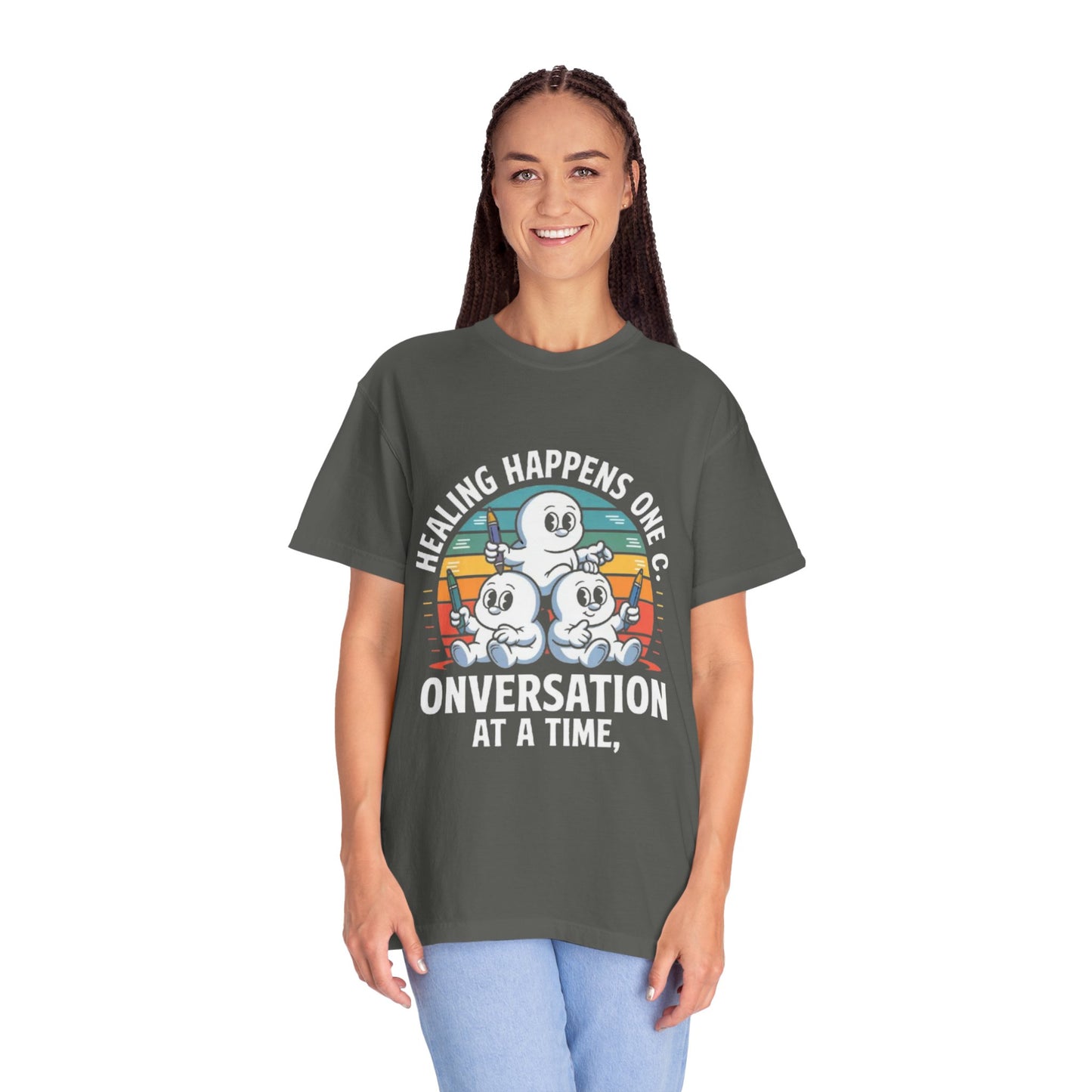 Unisex Garment-Dyed T-shirt - Healing Happens
