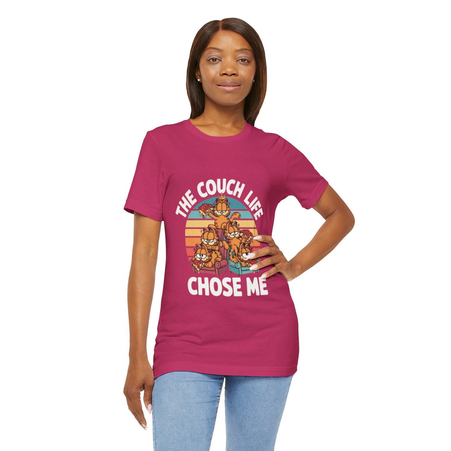 Vintage Unisex Tee - The Couch Life Chose Me