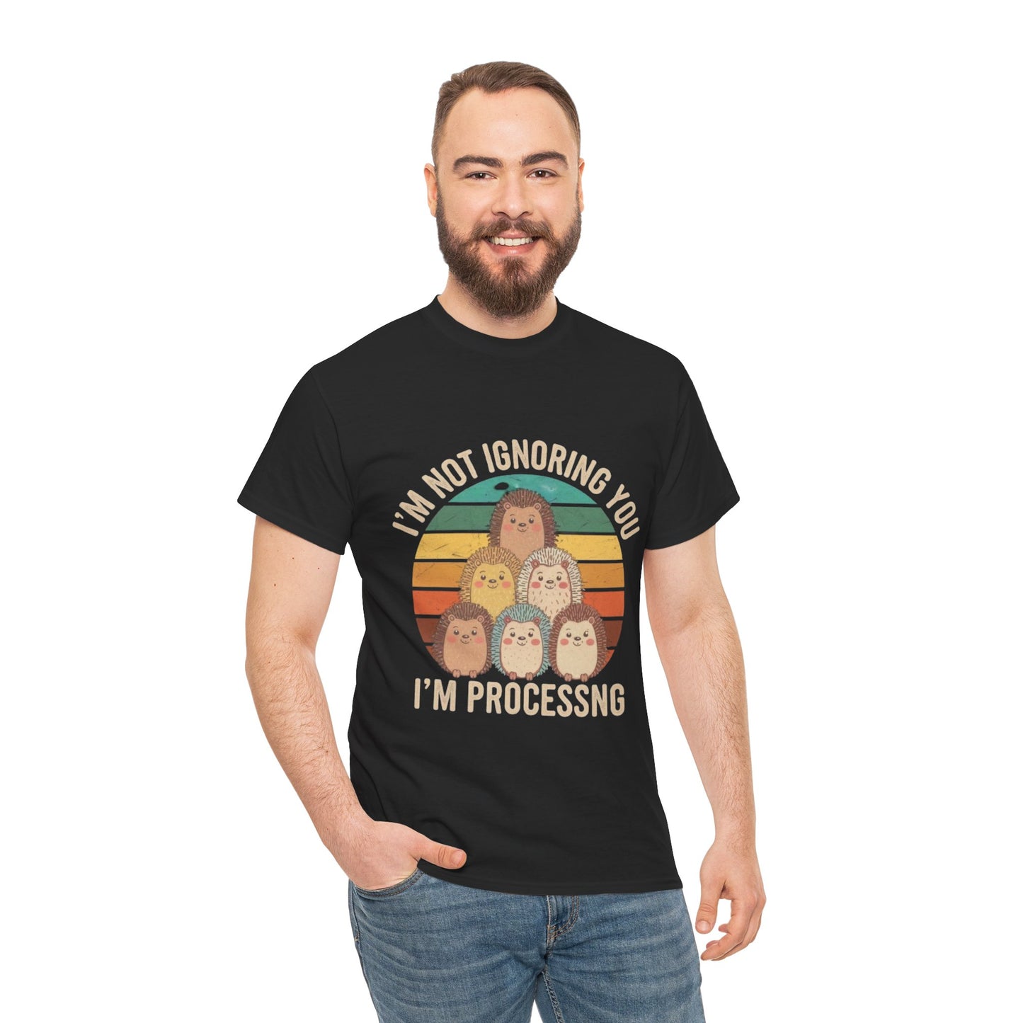Funny Psychology Unisex Tee - 'I'm Not Ignoring You, I'm Processing'