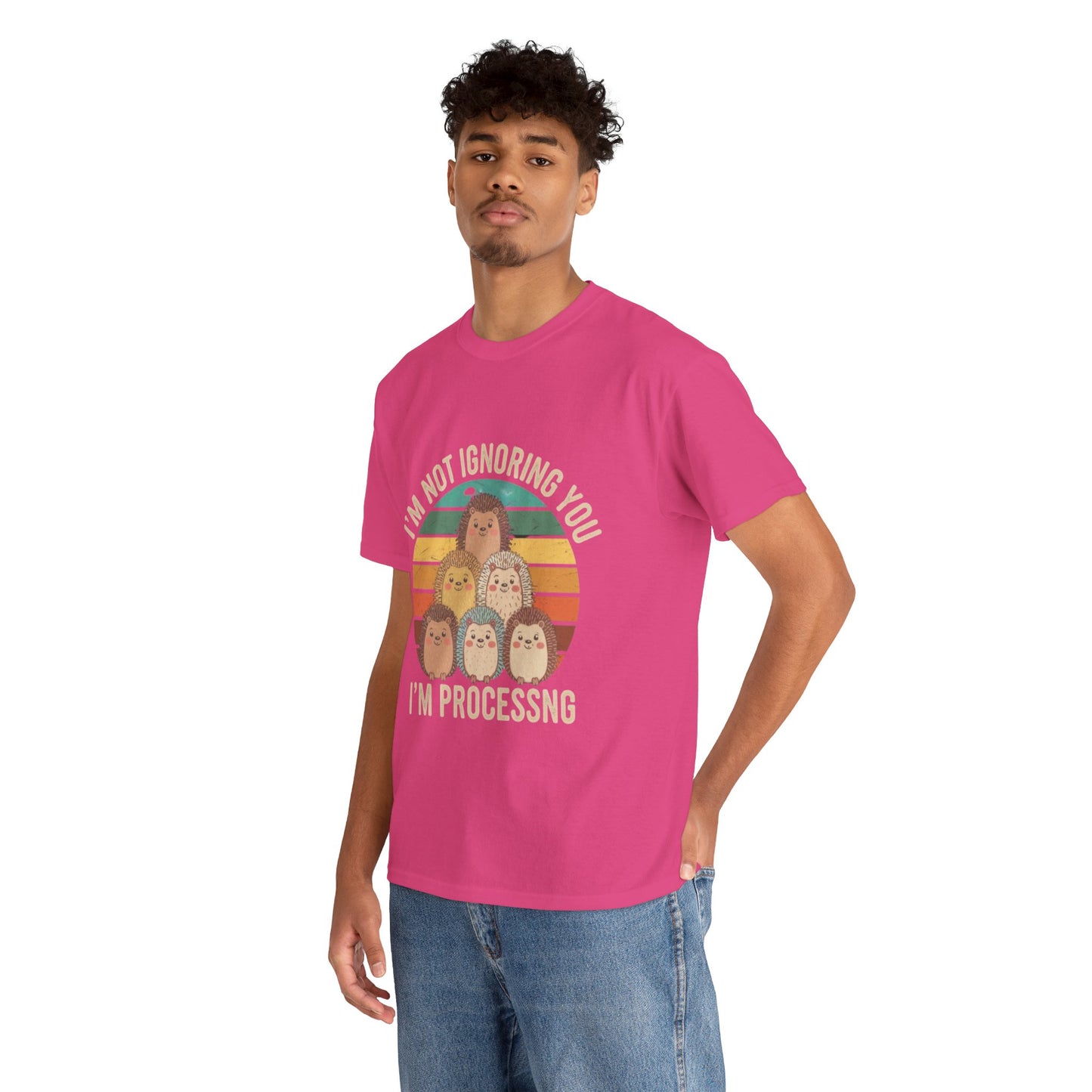 Funny Psychology Unisex Tee - 'I'm Not Ignoring You, I'm Processing'