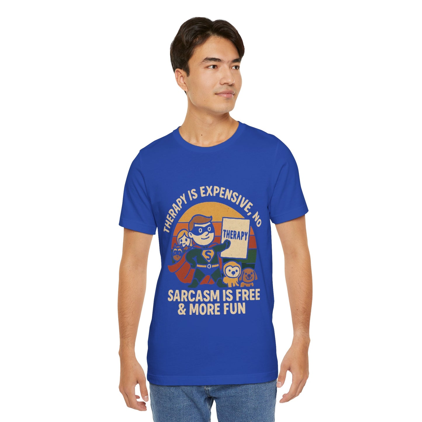 Therapy Humor Tee | Unisex Jersey Short Sleeve Tee, Mental Health Awareness