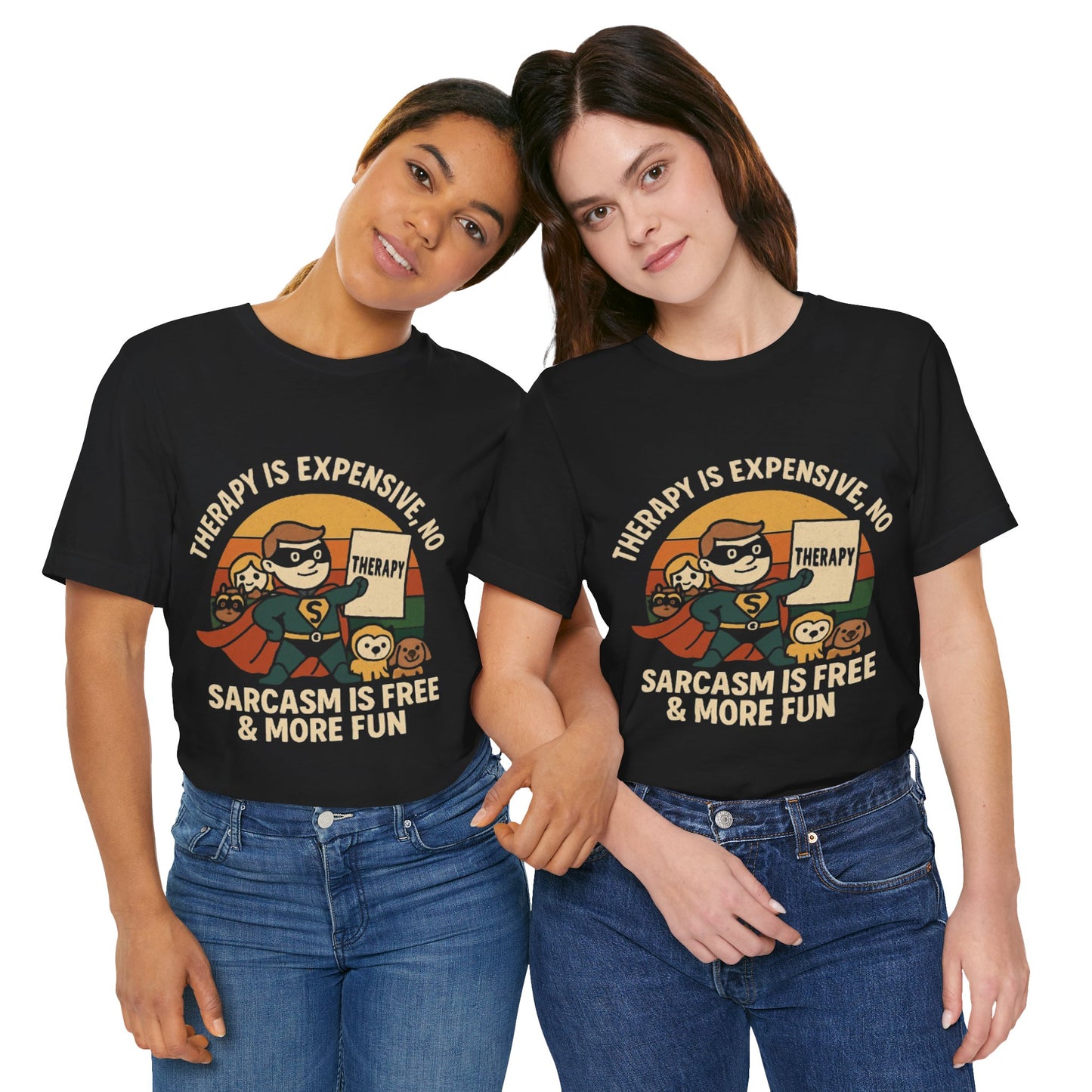 Therapy Humor Tee | Unisex Jersey Short Sleeve Tee, Mental Health Awareness
