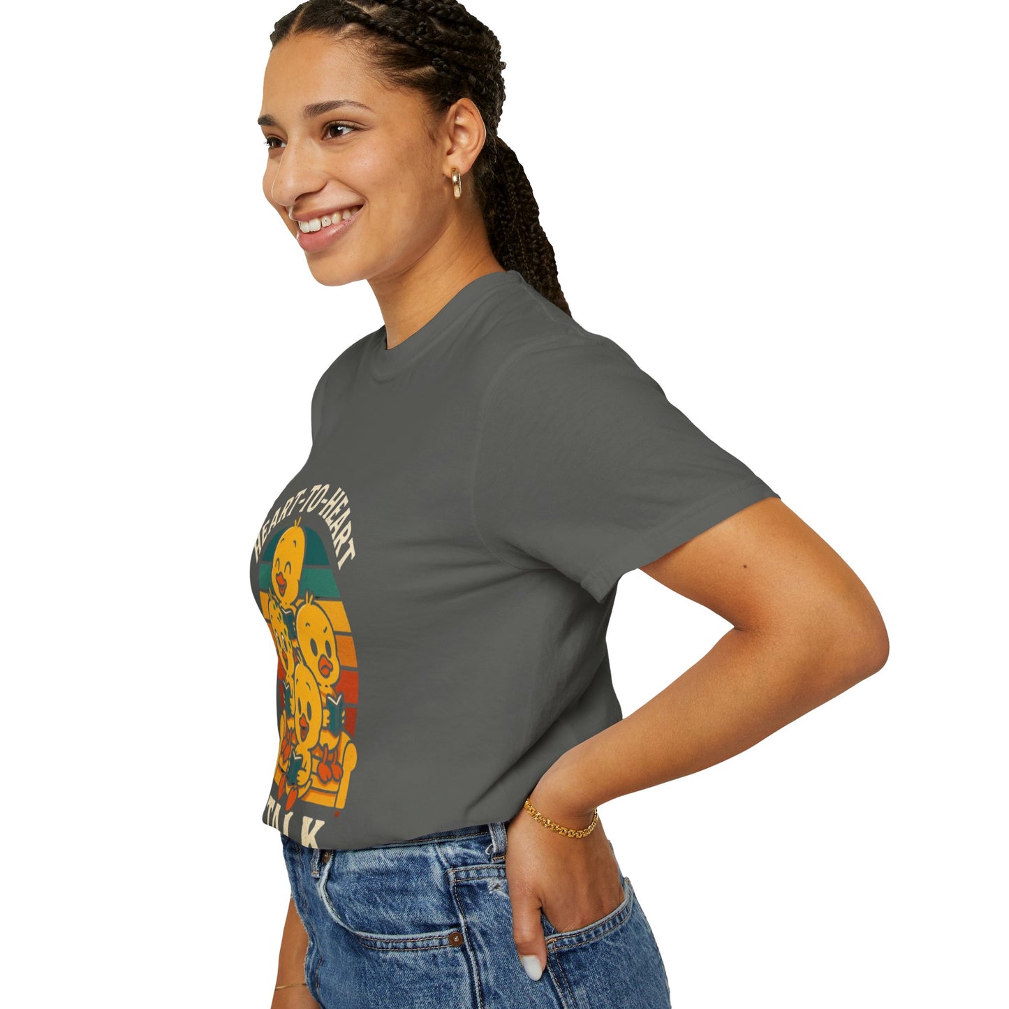 Unisex Garment-Dyed T-Shirt -Heart-to-Heart Talk