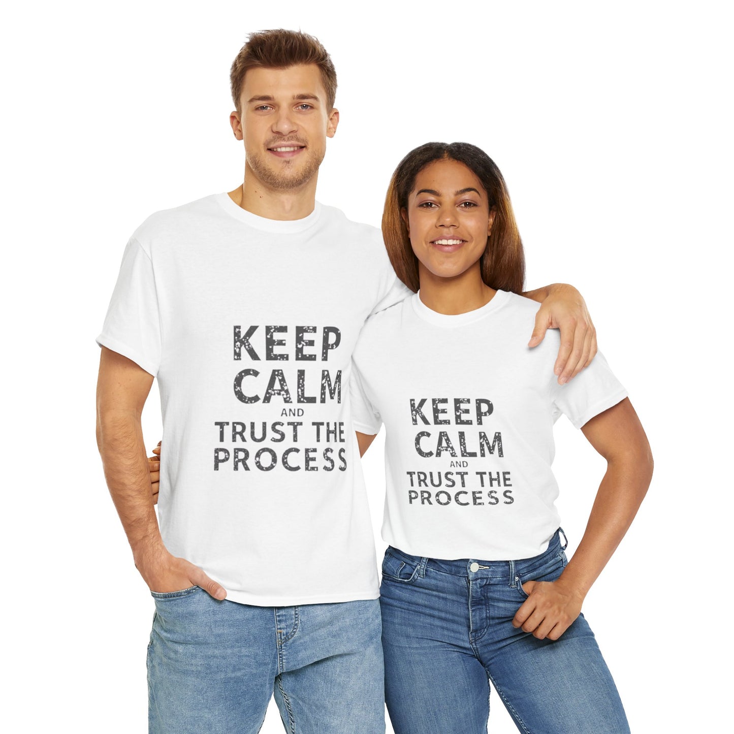 Unisex Heavy Cotton Tee -Keep Calm