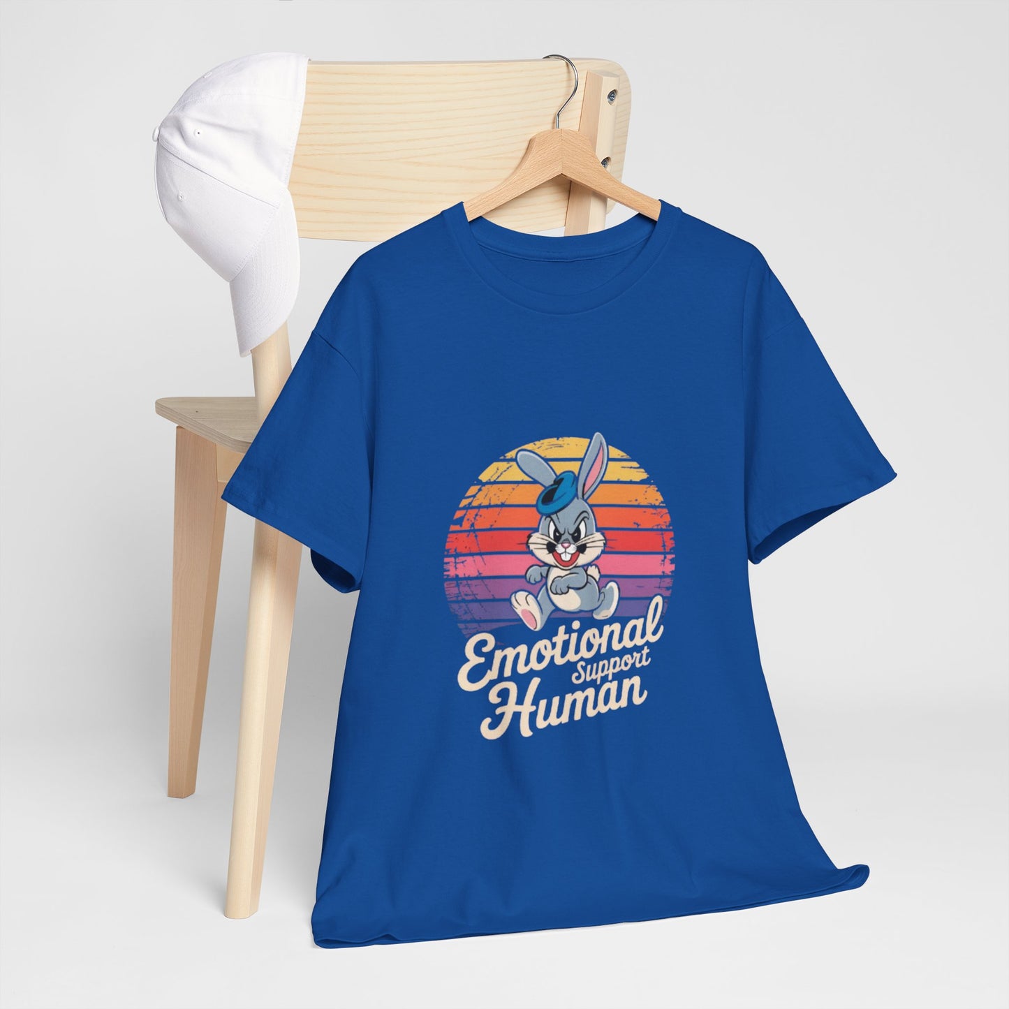 Unisex Heavy Cotton T-Shirt -Emotional Support Human Tee