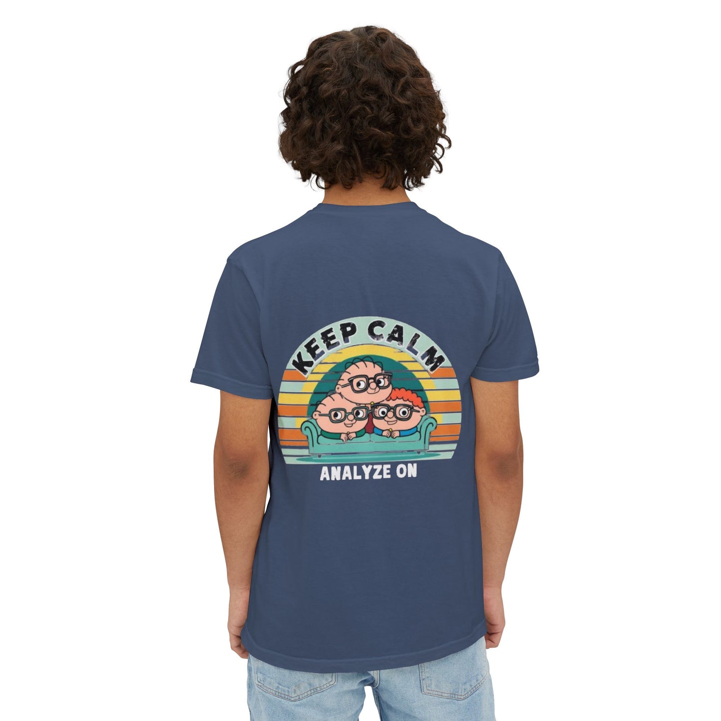 Pocket T-Shirt - Keep Calm Analyze On