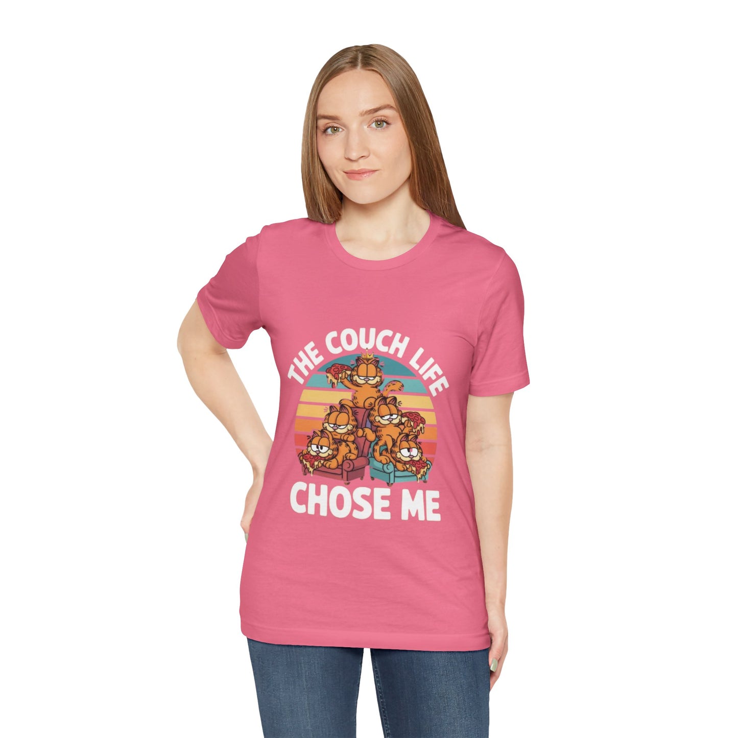 Vintage Unisex Tee - The Couch Life Chose Me
