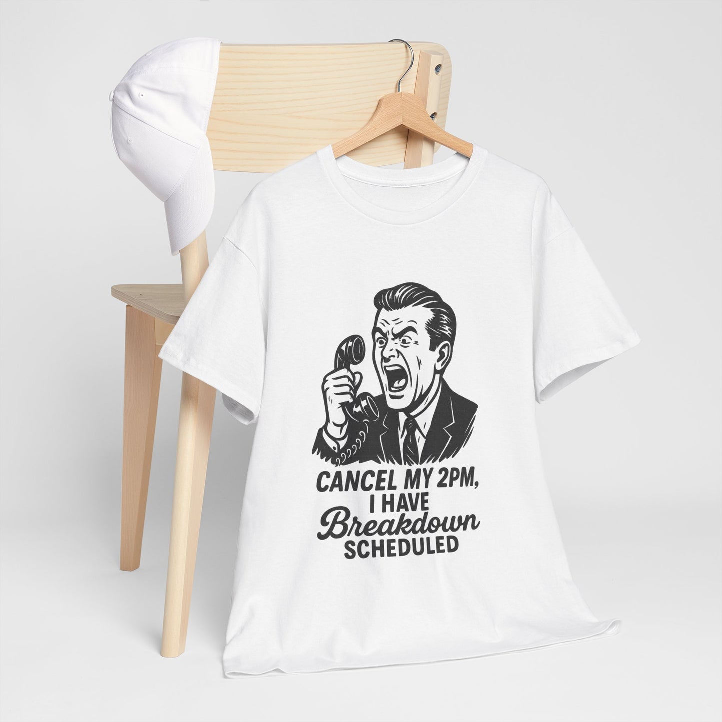 Humorous Unisex Cotton Tee – Perfect Gift for Stress Relief