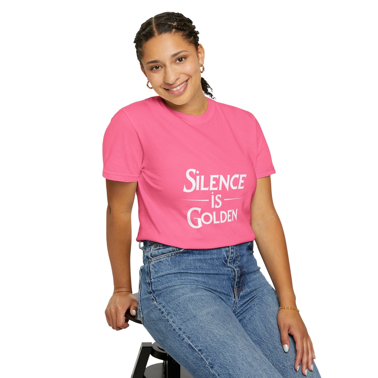 Unisex Garment-Dyed T-Shirt | Silence is Golden