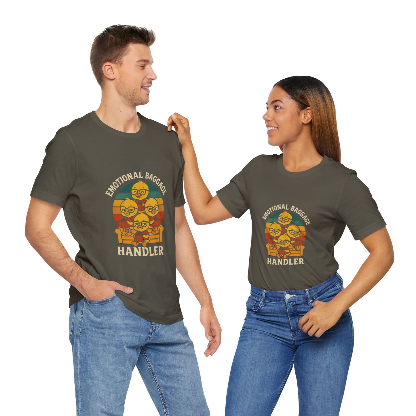 Unisex Jersey Short Sleeve T-Shirt - Emotional Baggage Handler