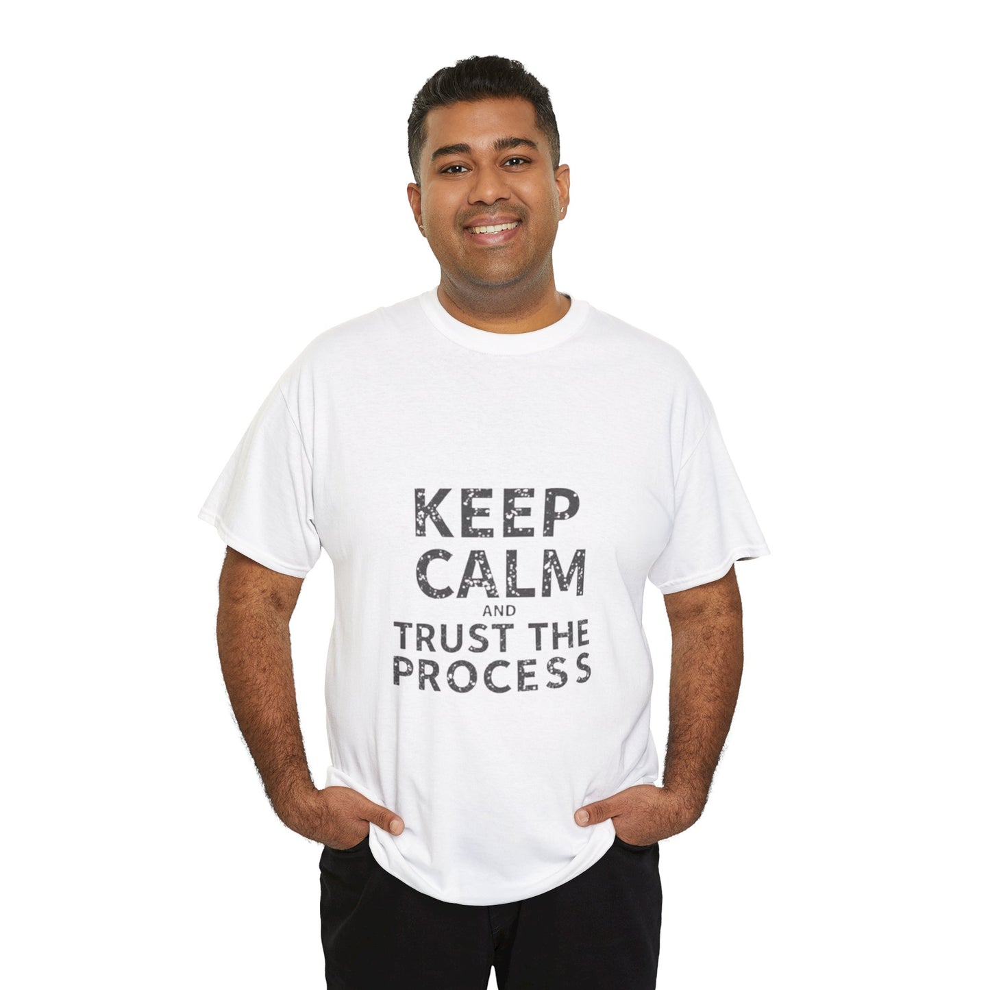 Unisex Heavy Cotton Tee -Keep Calm