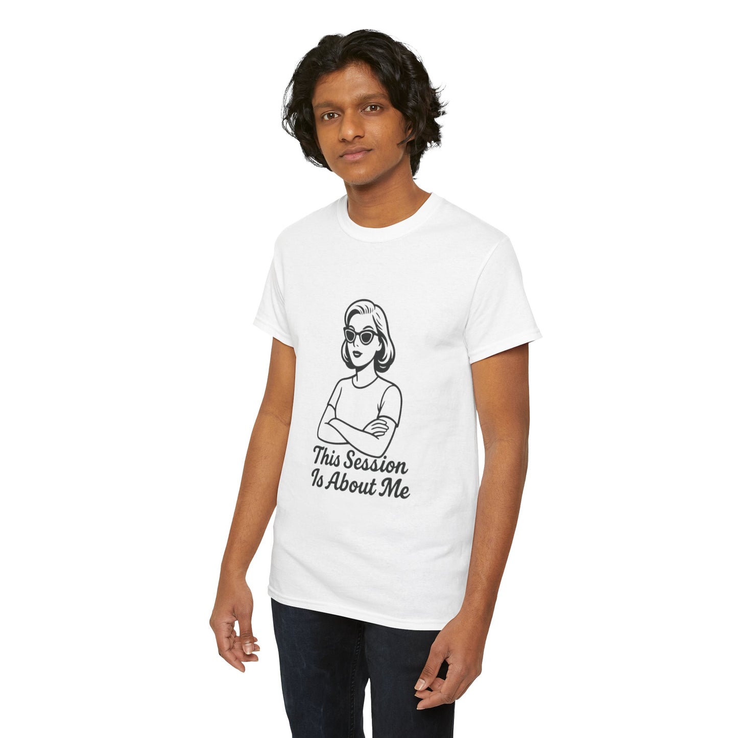 Empowered Statement Tee - This Session Is About Me