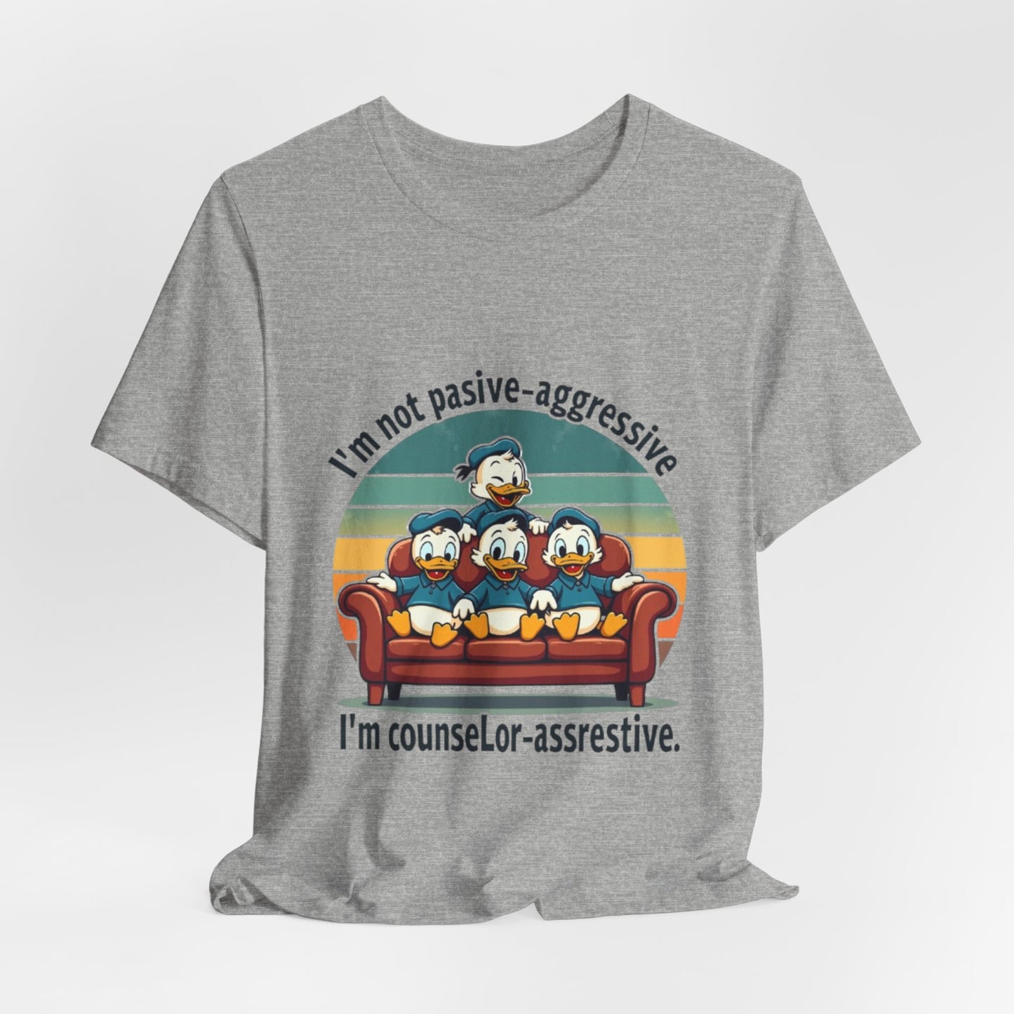 Unisex Jersey Short Sleeve T-Shirt -Funny Counsel-Assertive Tee