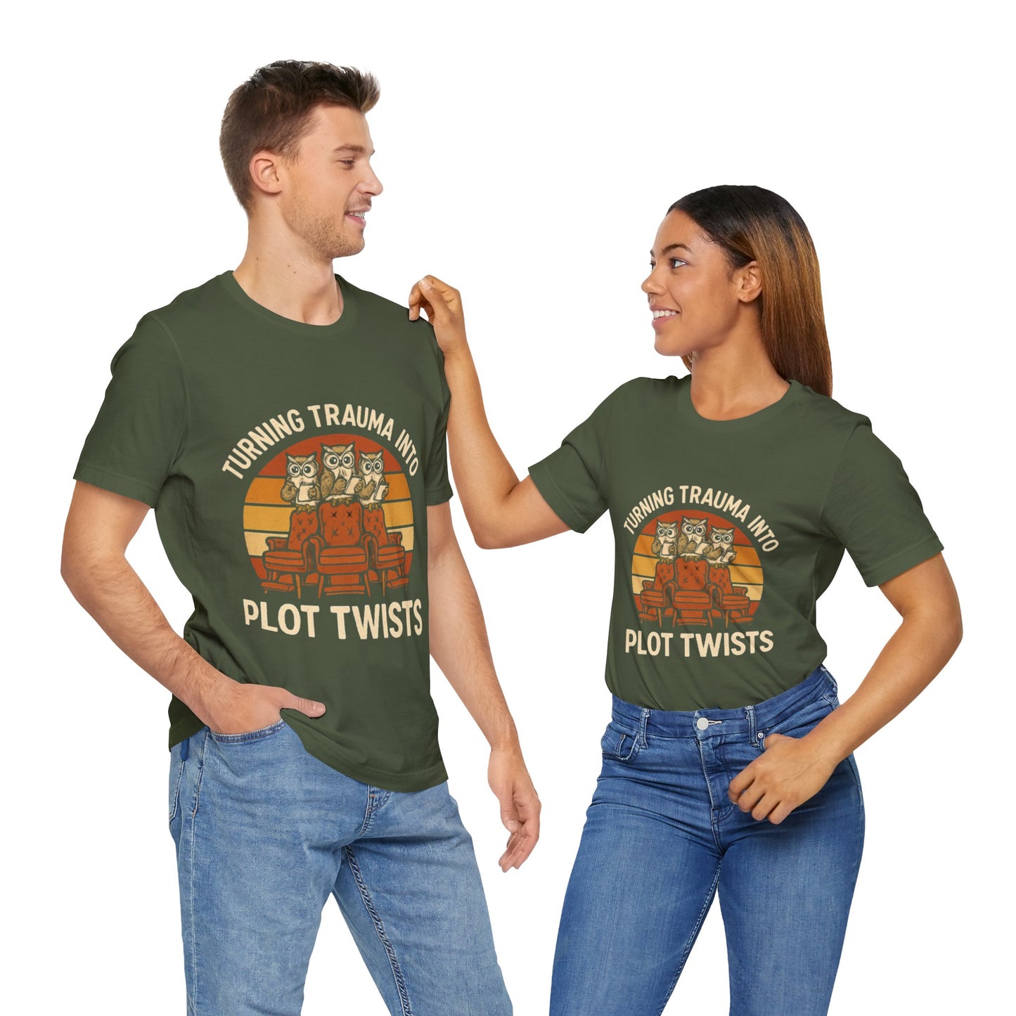 Turning Trauma into Plot Twists Tee, Unisex T-Shirt