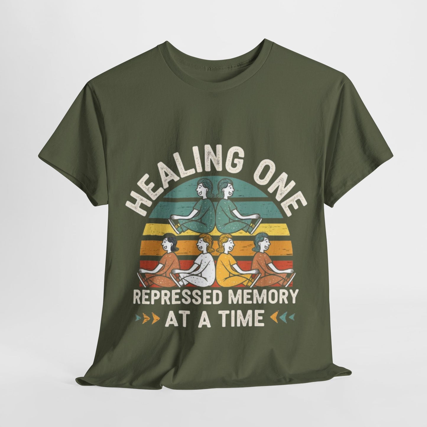 Unisex Heavy Cotton Tee -Healing repressed memories one at a time