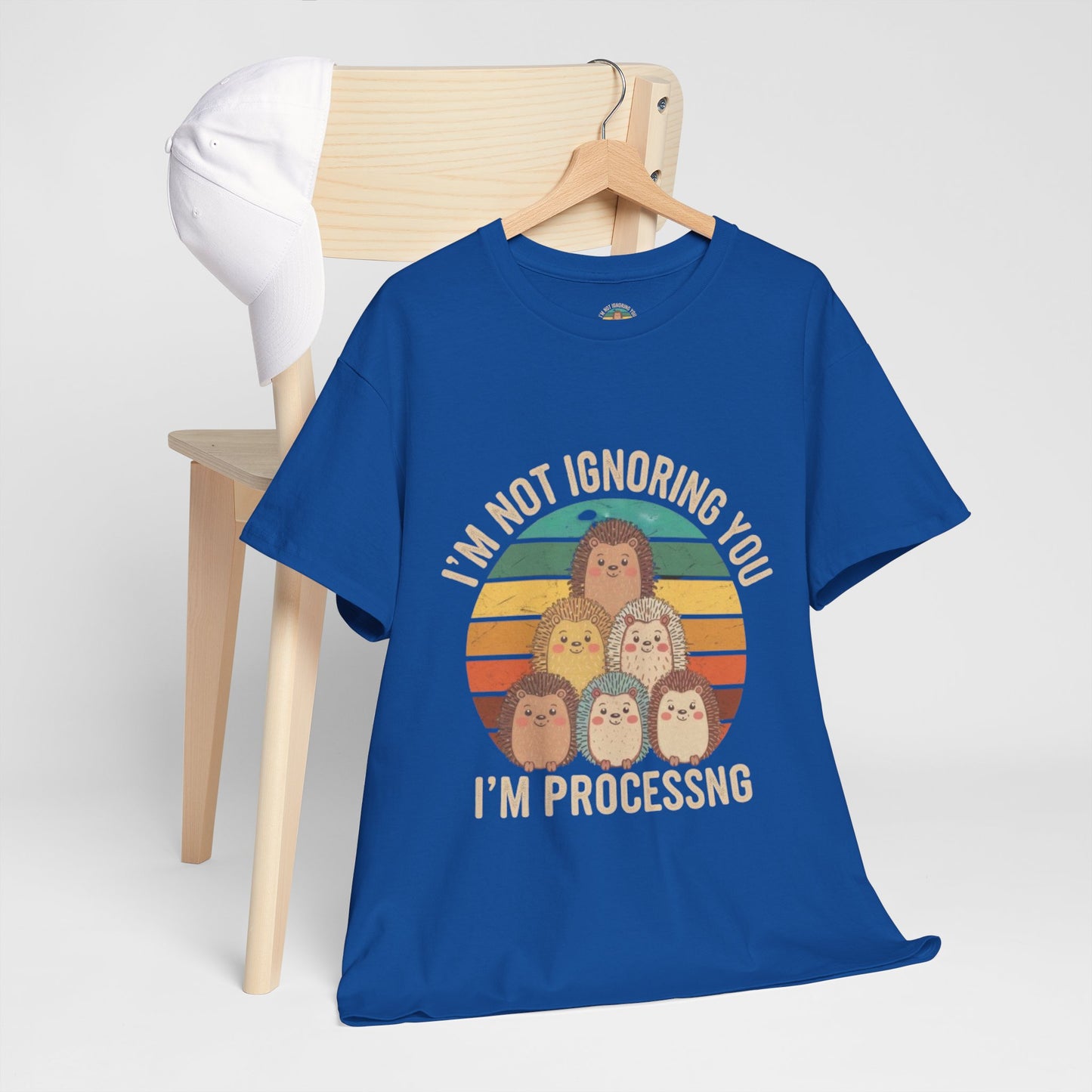 Funny Psychology Unisex Tee - 'I'm Not Ignoring You, I'm Processing'