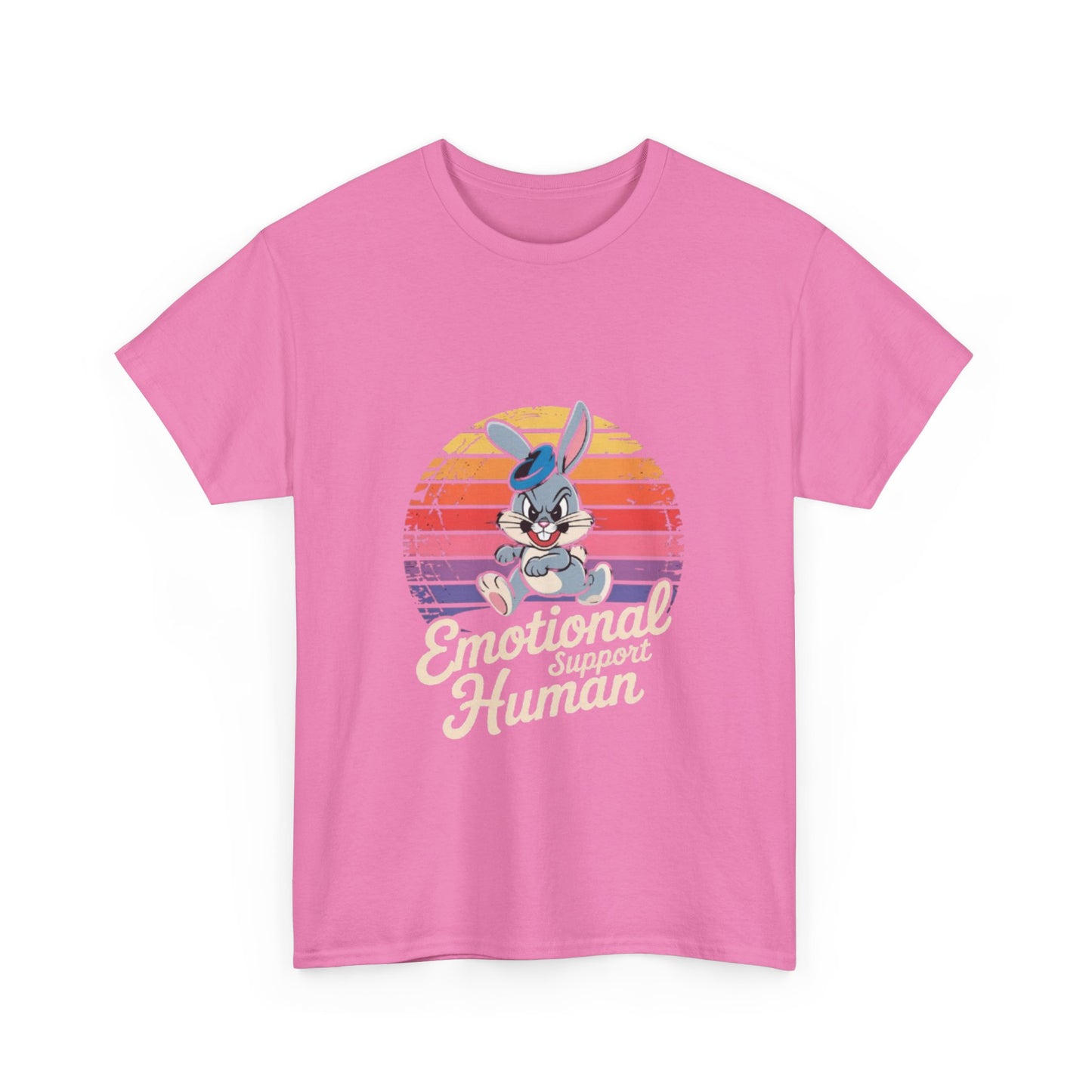 Unisex Heavy Cotton T-Shirt -Emotional Support Human Tee