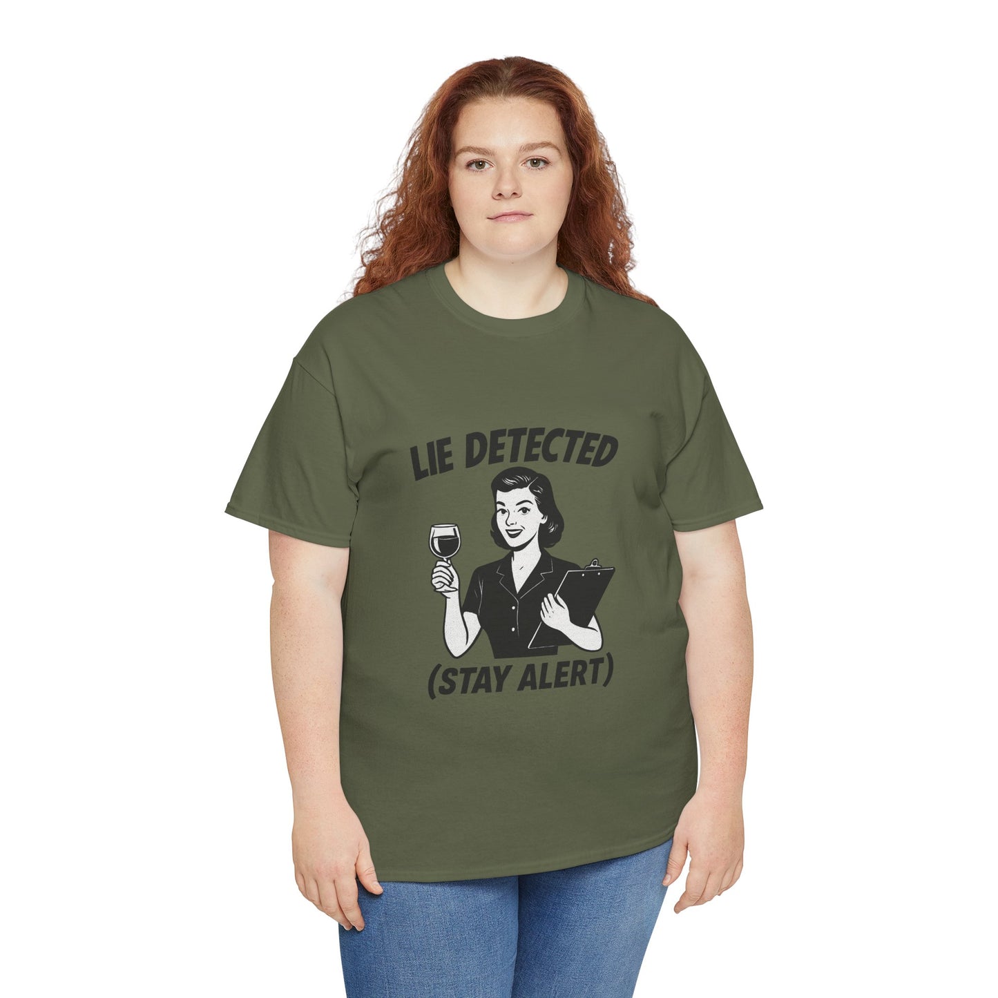 Funny Lie Detected Unisex Tee