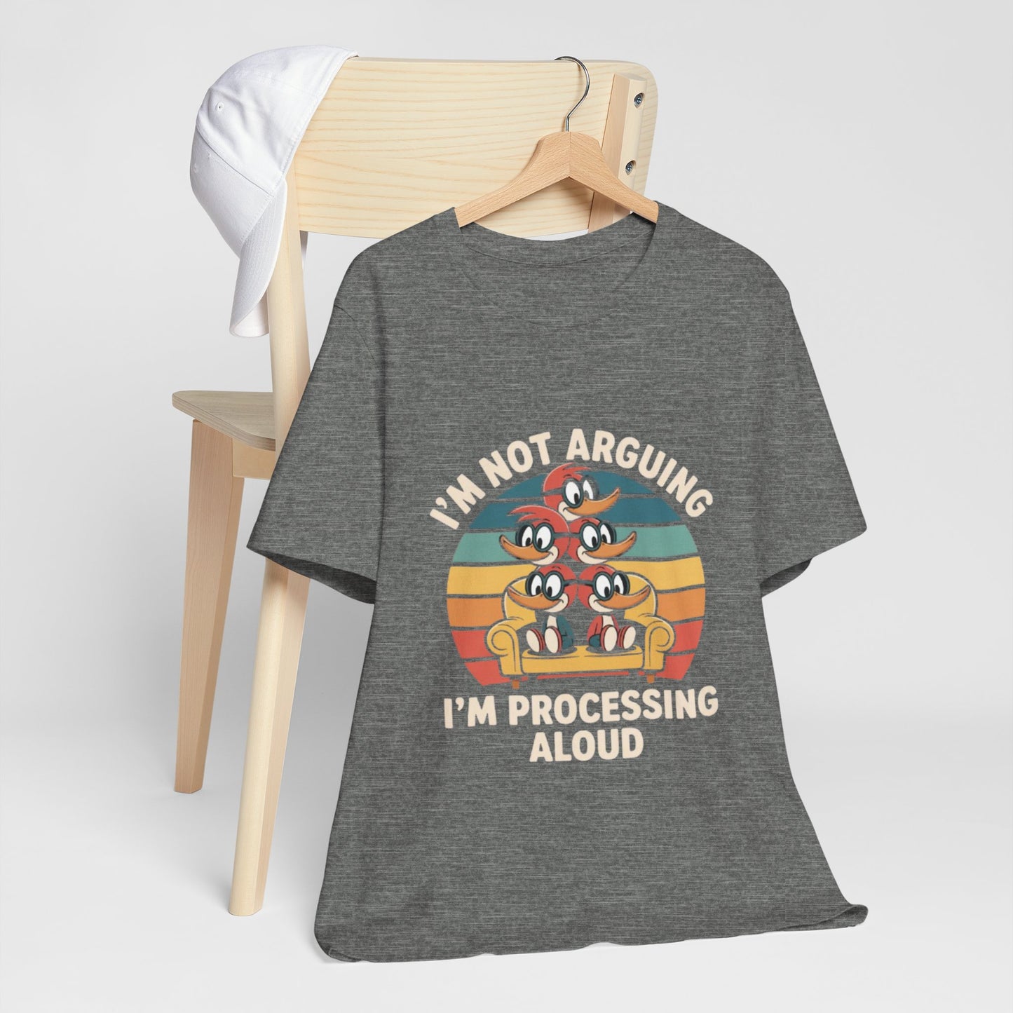 Unisex Jersey Tee - I'm Not Arguing, I'm Processing Aloud