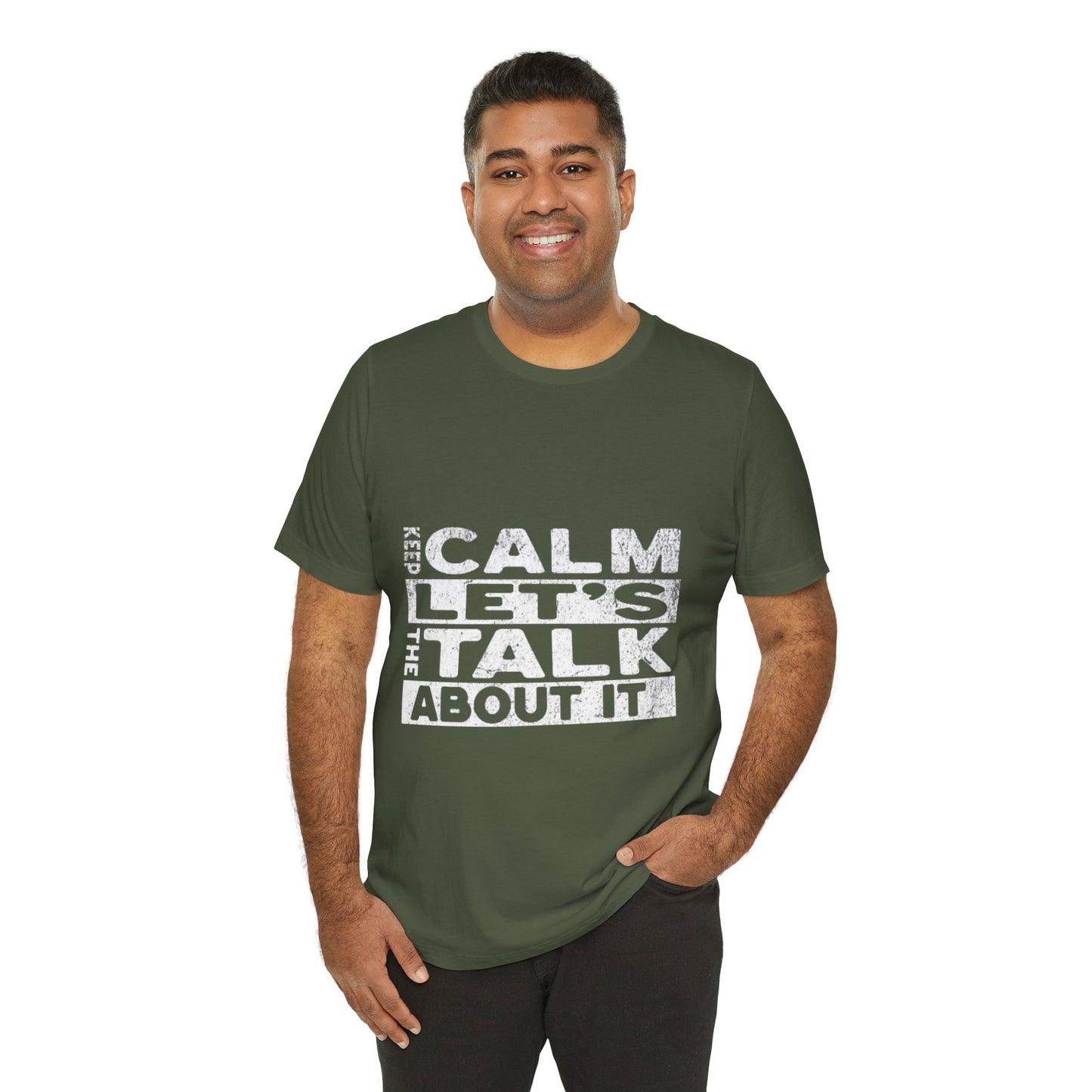 Unisex Tee – Keep Calm Let's Talk