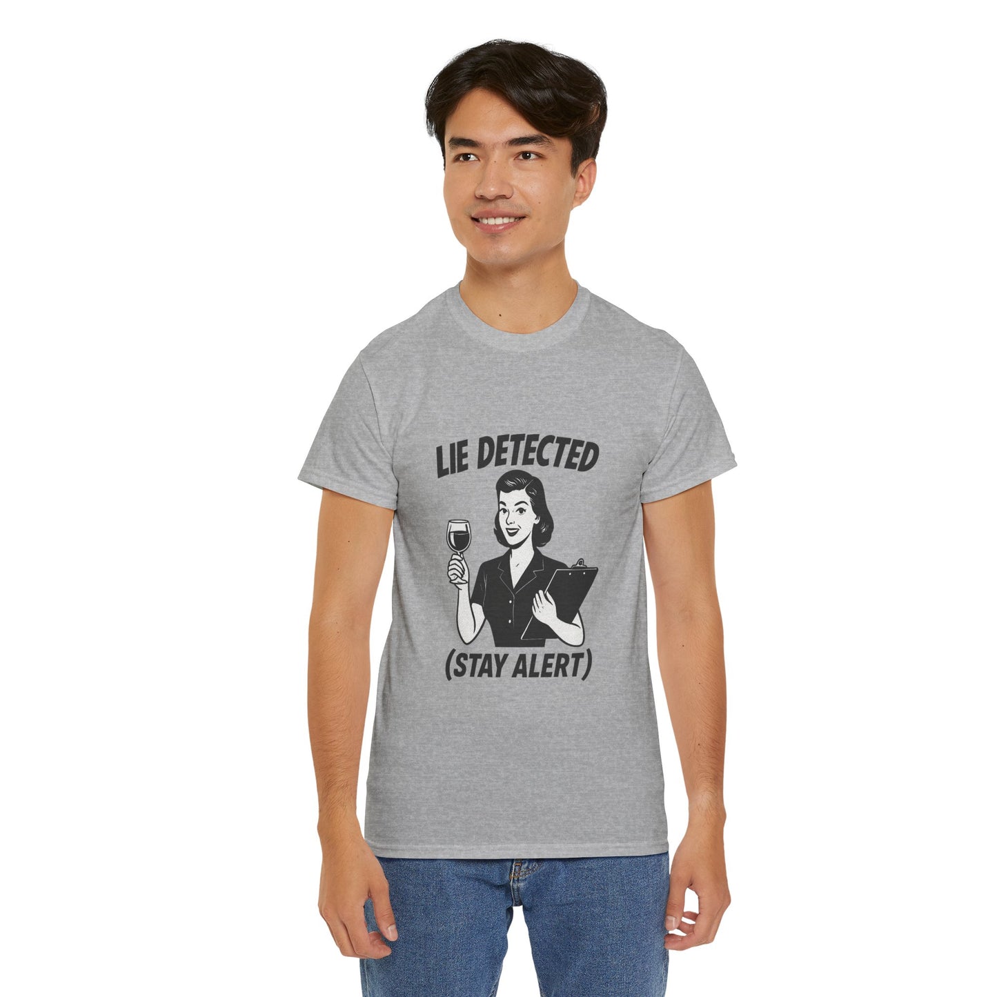 Funny Lie Detected Unisex Tee