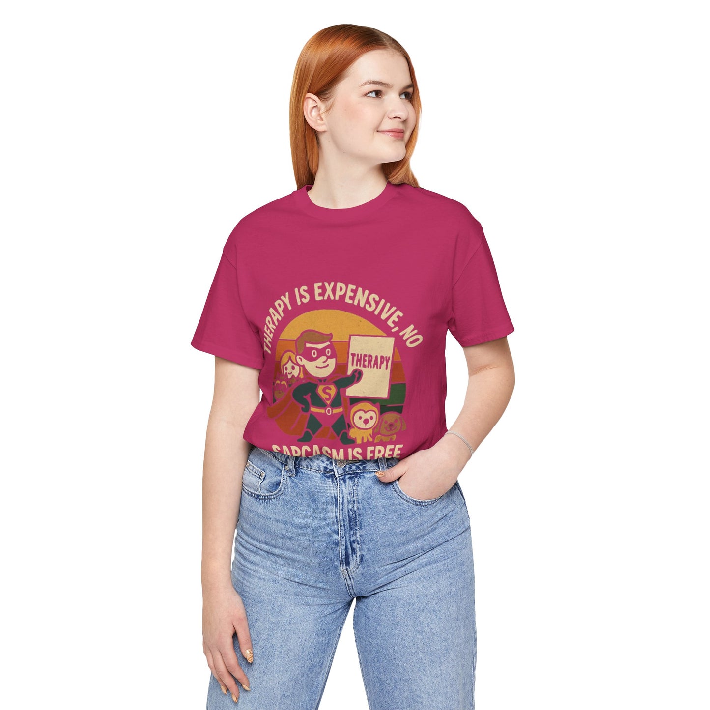 Therapy Humor Tee | Unisex Jersey Short Sleeve Tee, Mental Health Awareness