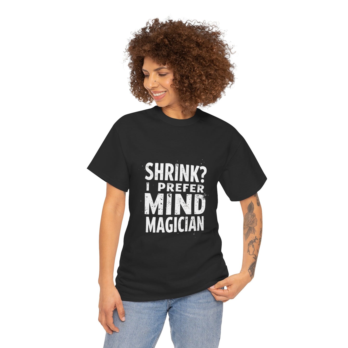 Unisex Heavy Cotton Tee -Mind Reading