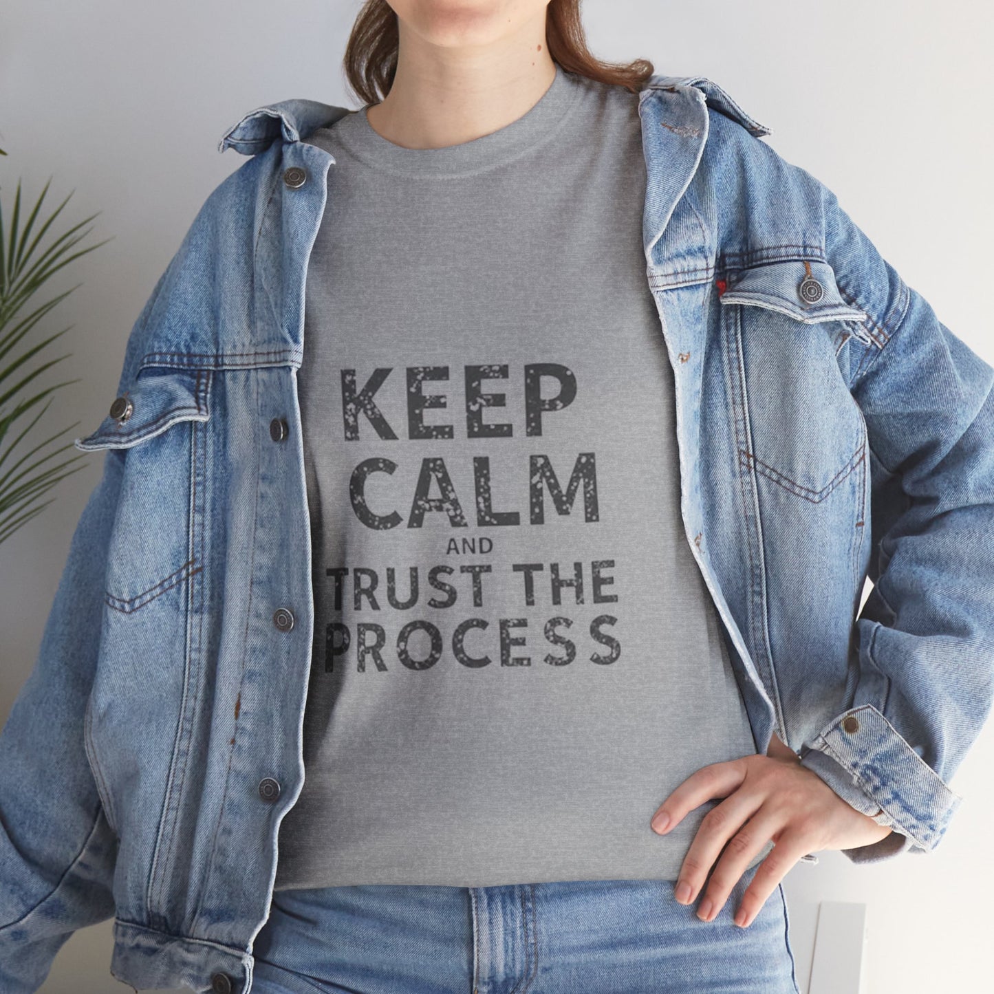 Unisex Heavy Cotton Tee -Keep Calm
