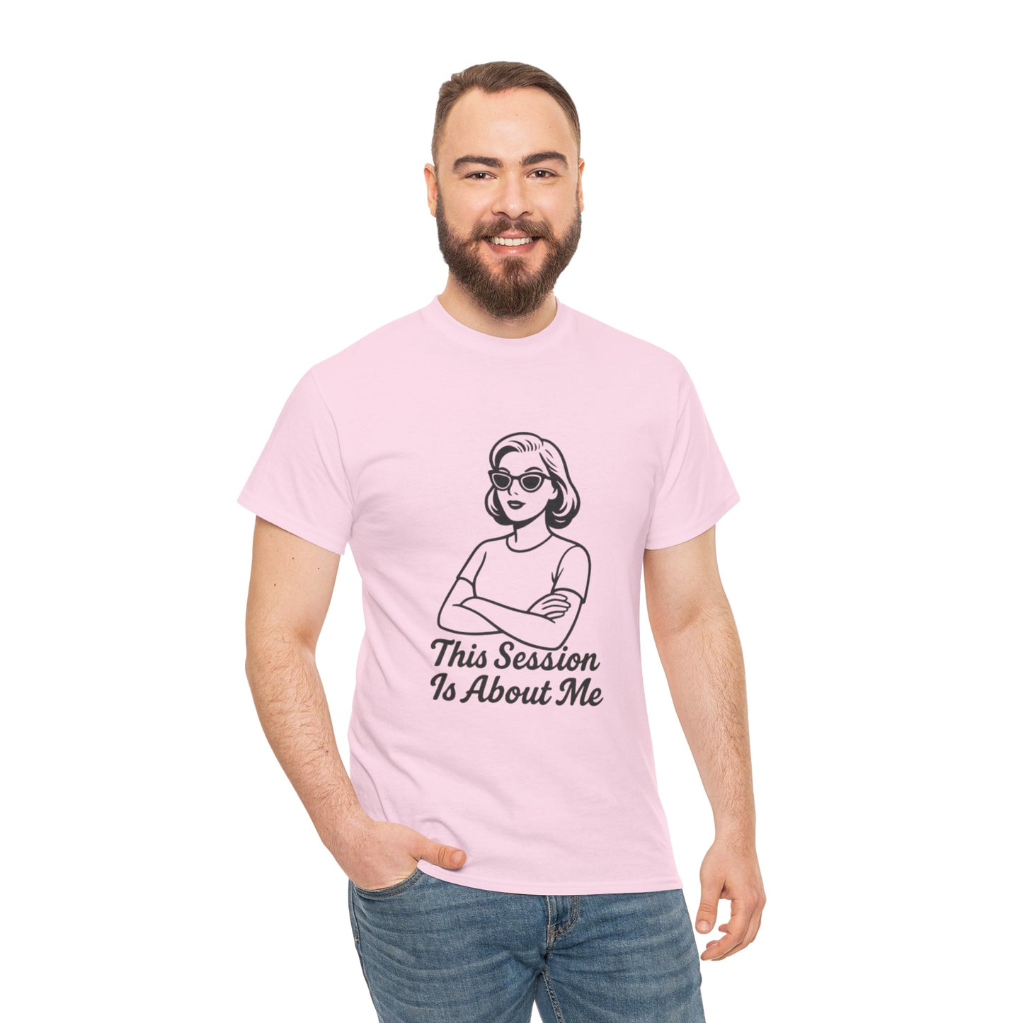 Empowered Statement Tee - This Session Is About Me