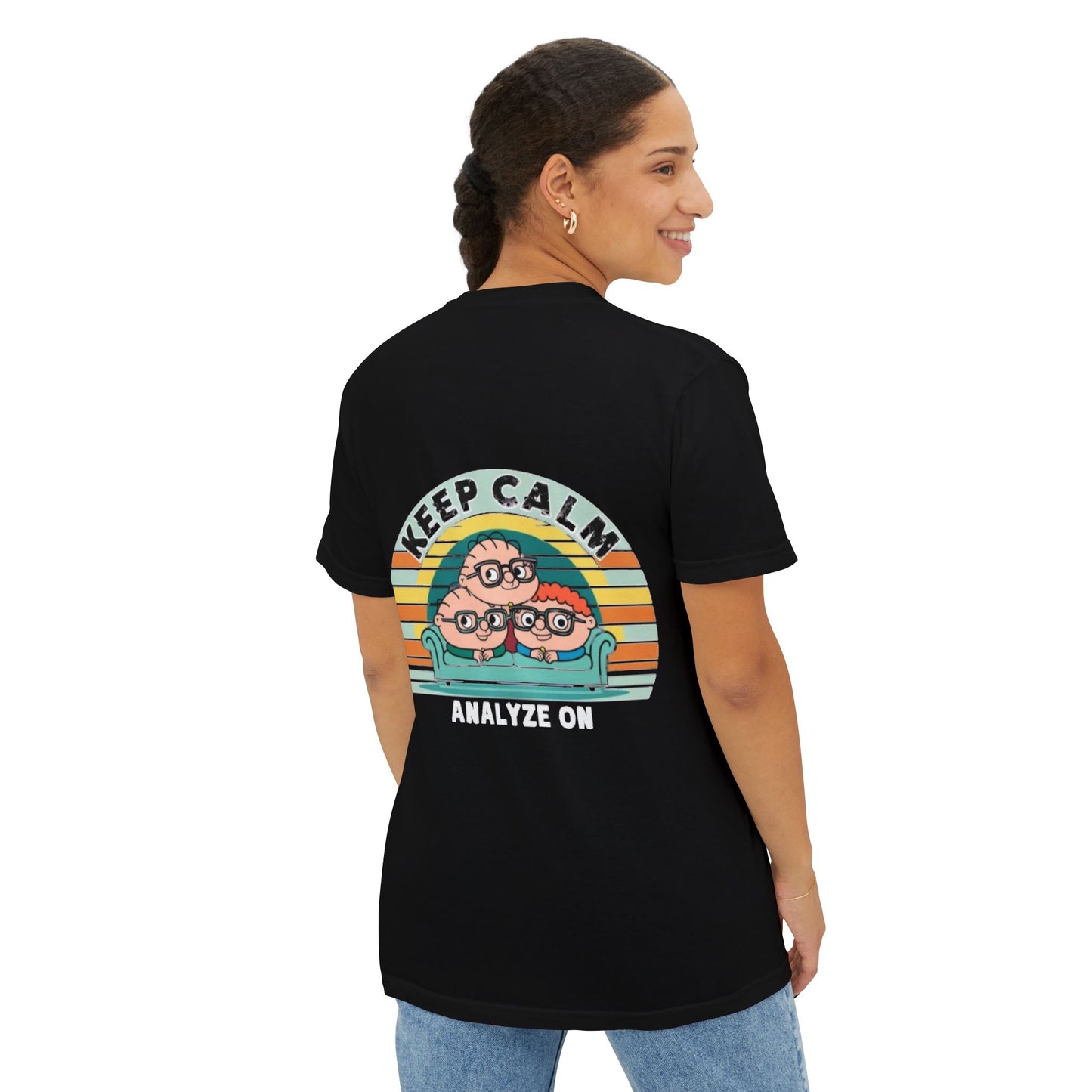 Pocket T-Shirt - Keep Calm Analyze On
