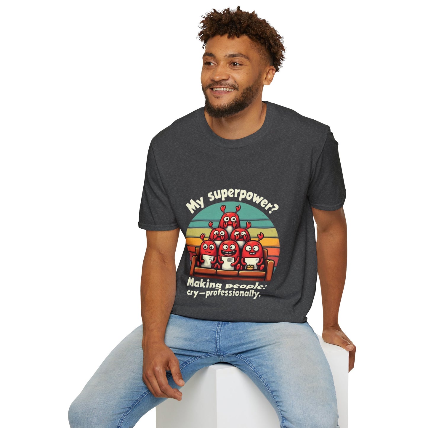 Funny Unisex Softstyle Tee -My Superpower