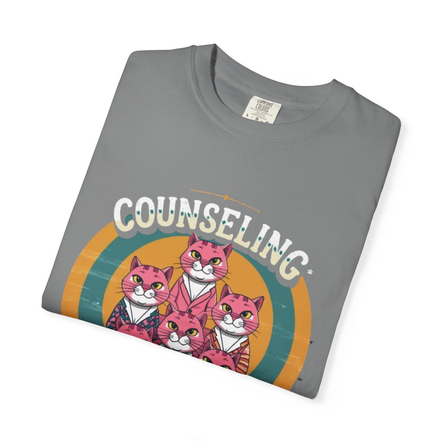 Unisex Garment-Dyed T-Shirt -Counseling Cats
