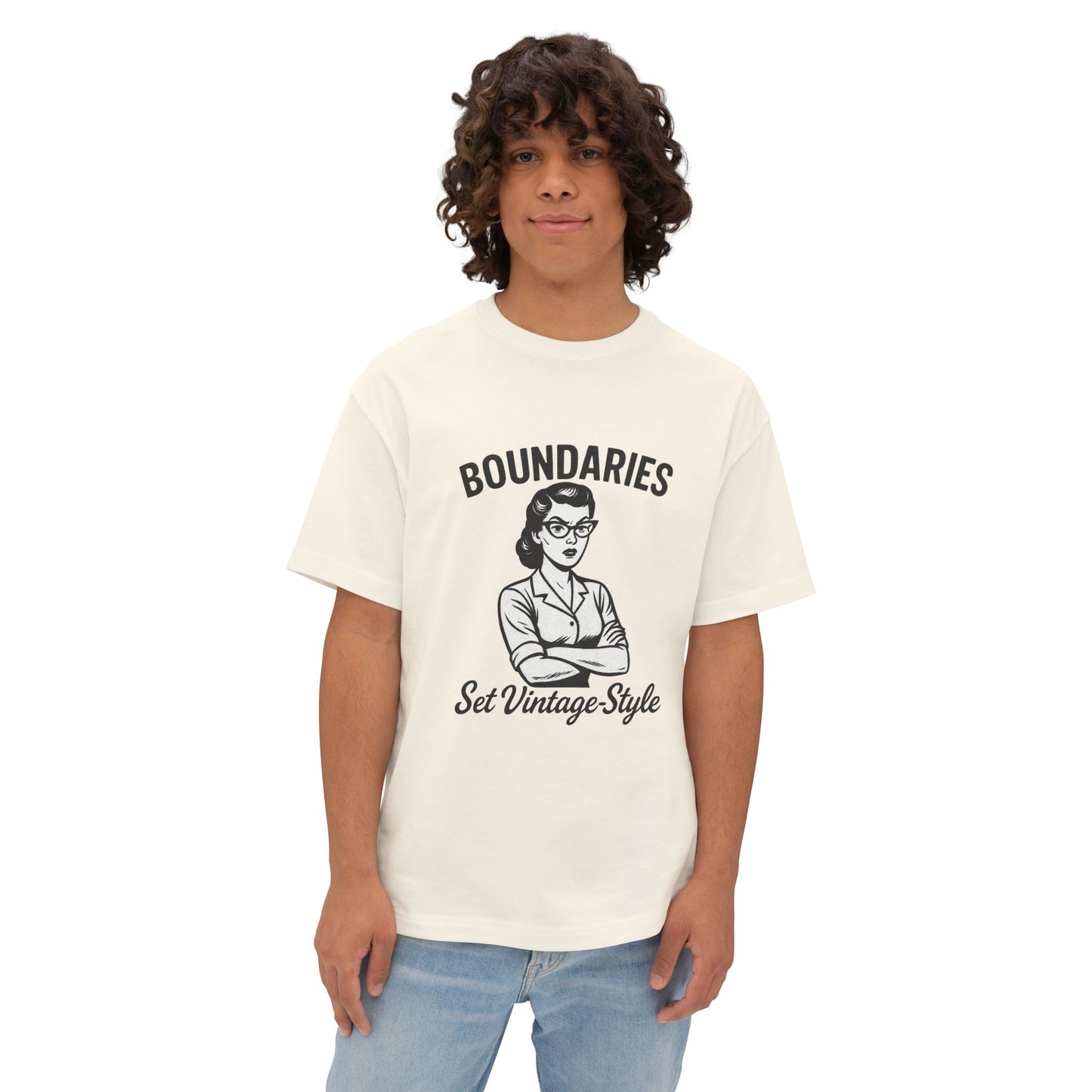 Vintage Style Oversized Tee