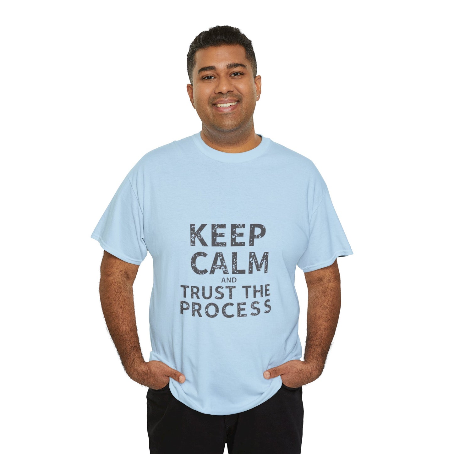 Unisex Heavy Cotton Tee -Keep Calm