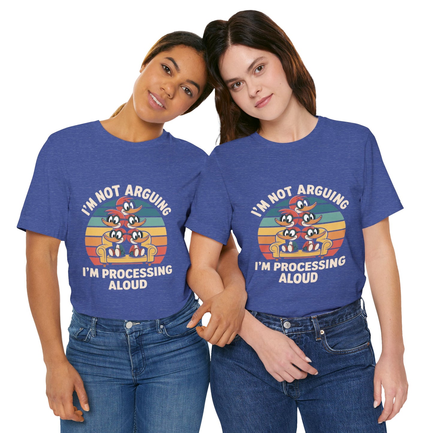 Unisex Jersey Tee - I'm Not Arguing, I'm Processing Aloud