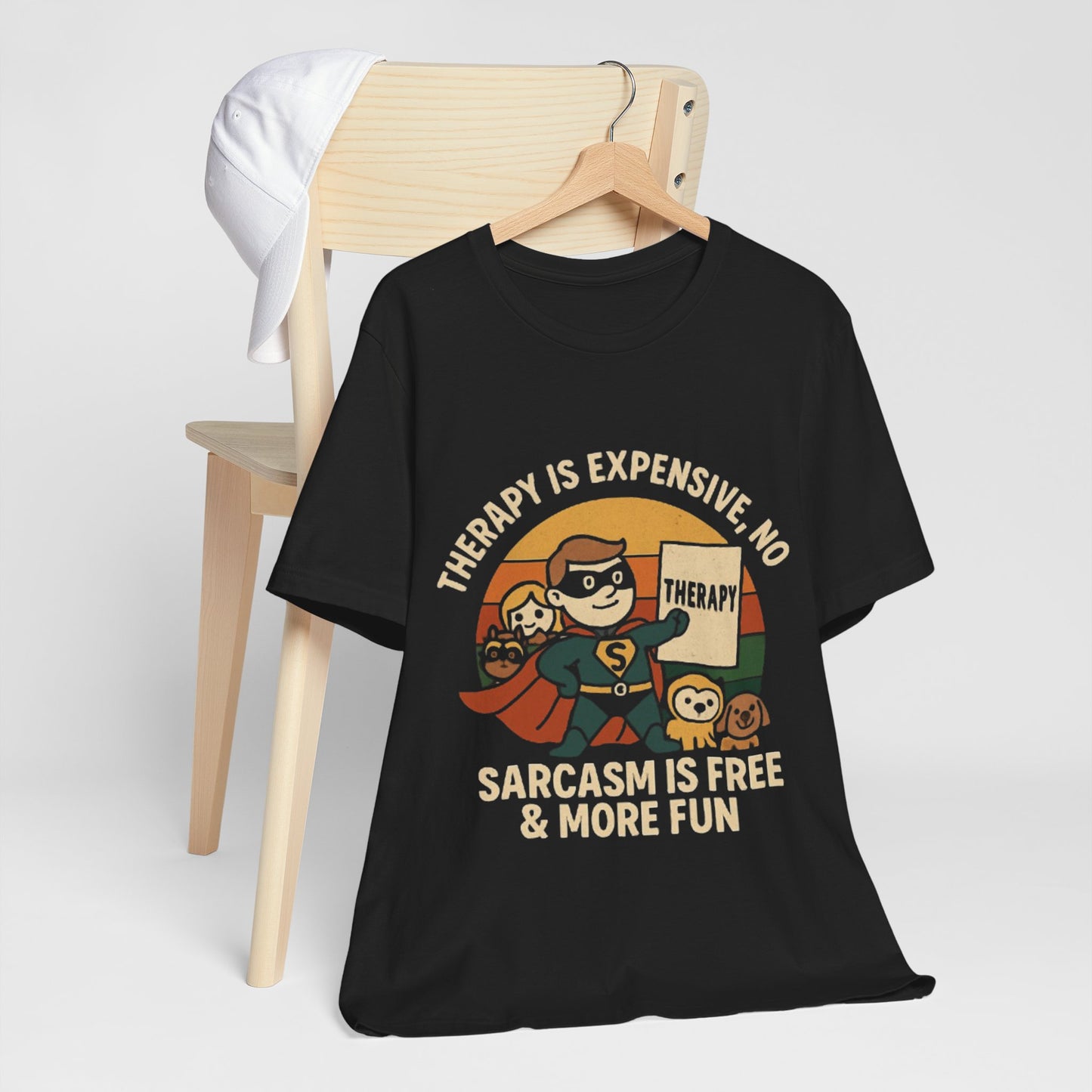 Therapy Humor Tee | Unisex Jersey Short Sleeve Tee, Mental Health Awareness
