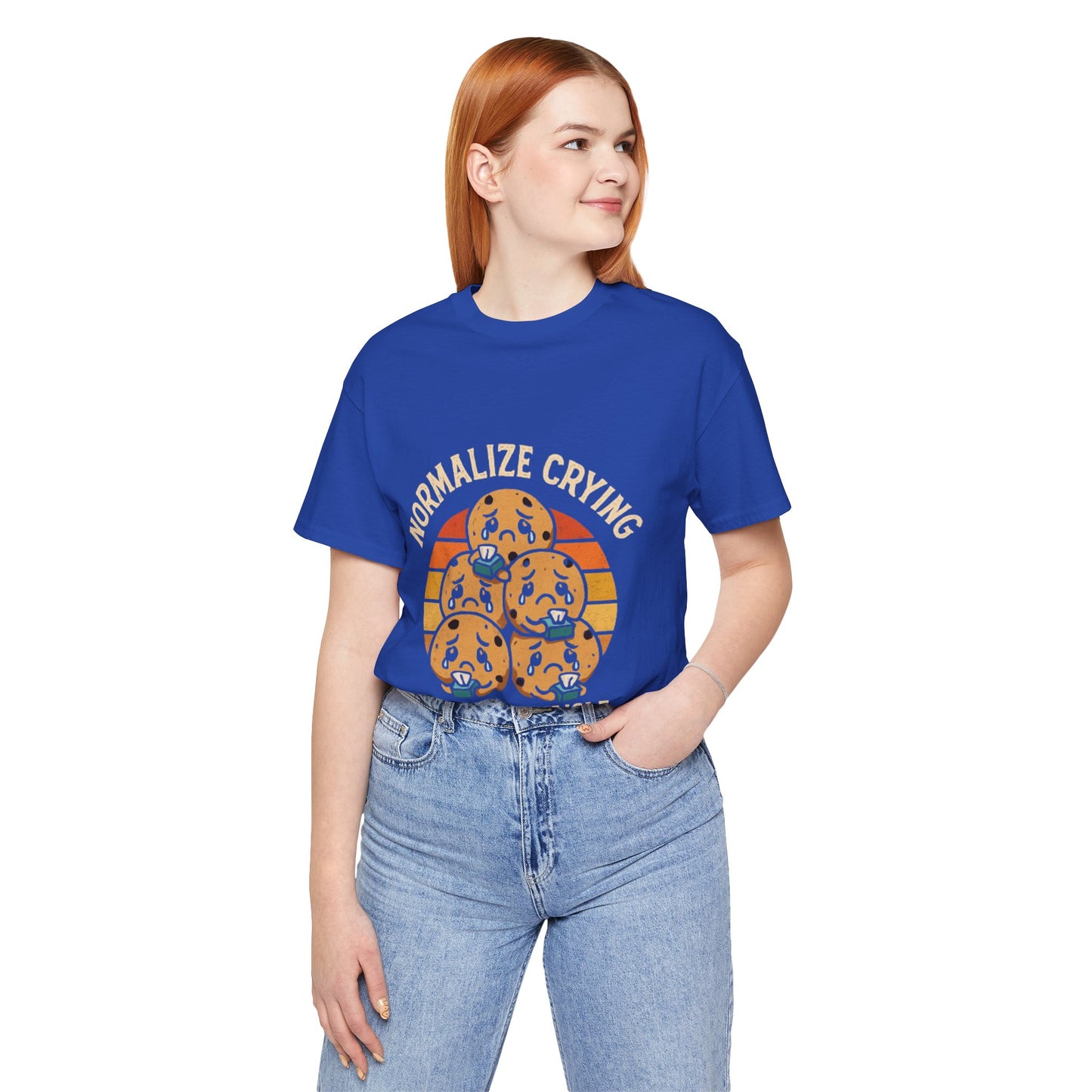 Normalize Crying Unisex Tee - Fun Snack Aisle Shirt, Counselor Humour