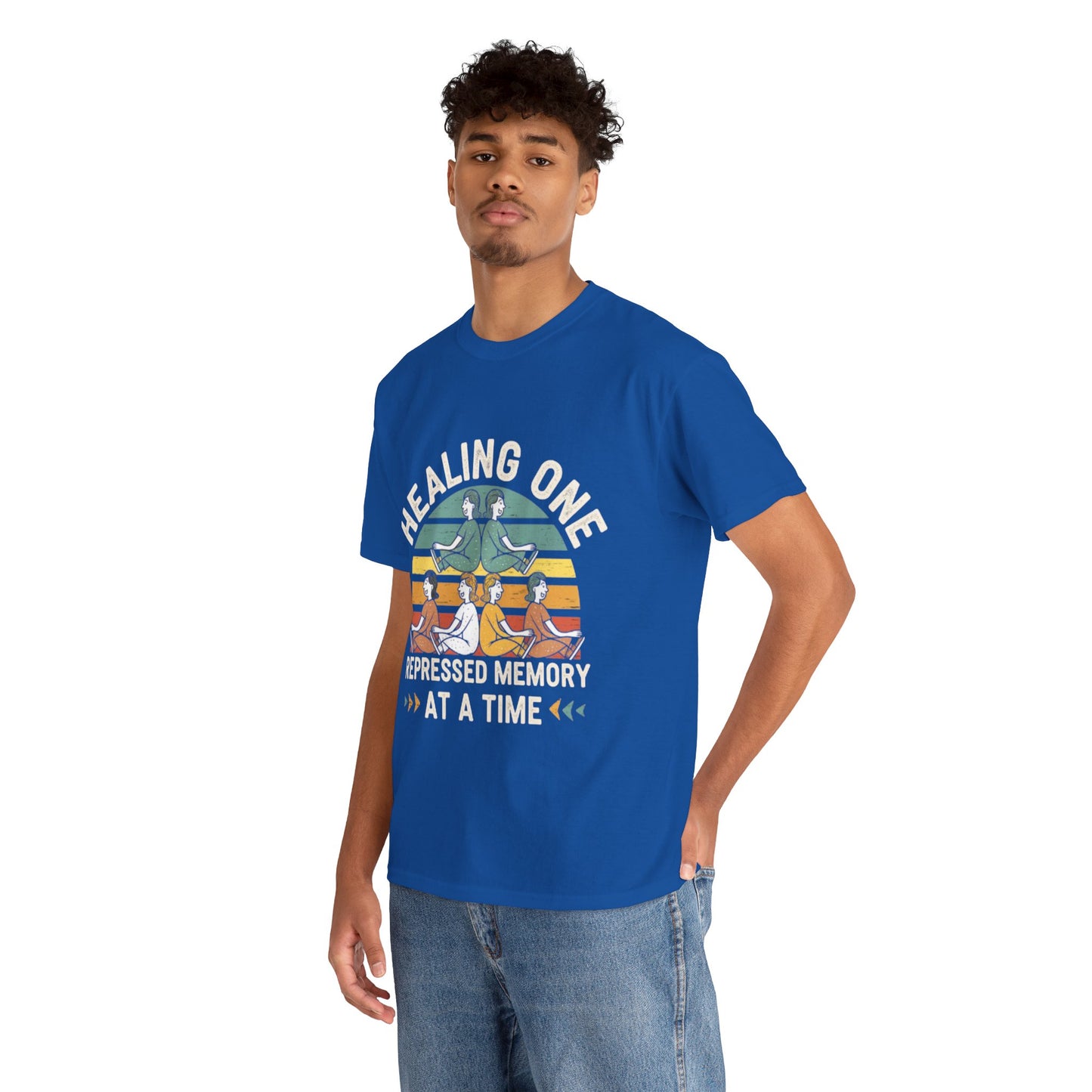 Unisex Heavy Cotton Tee -Healing repressed memories one at a time