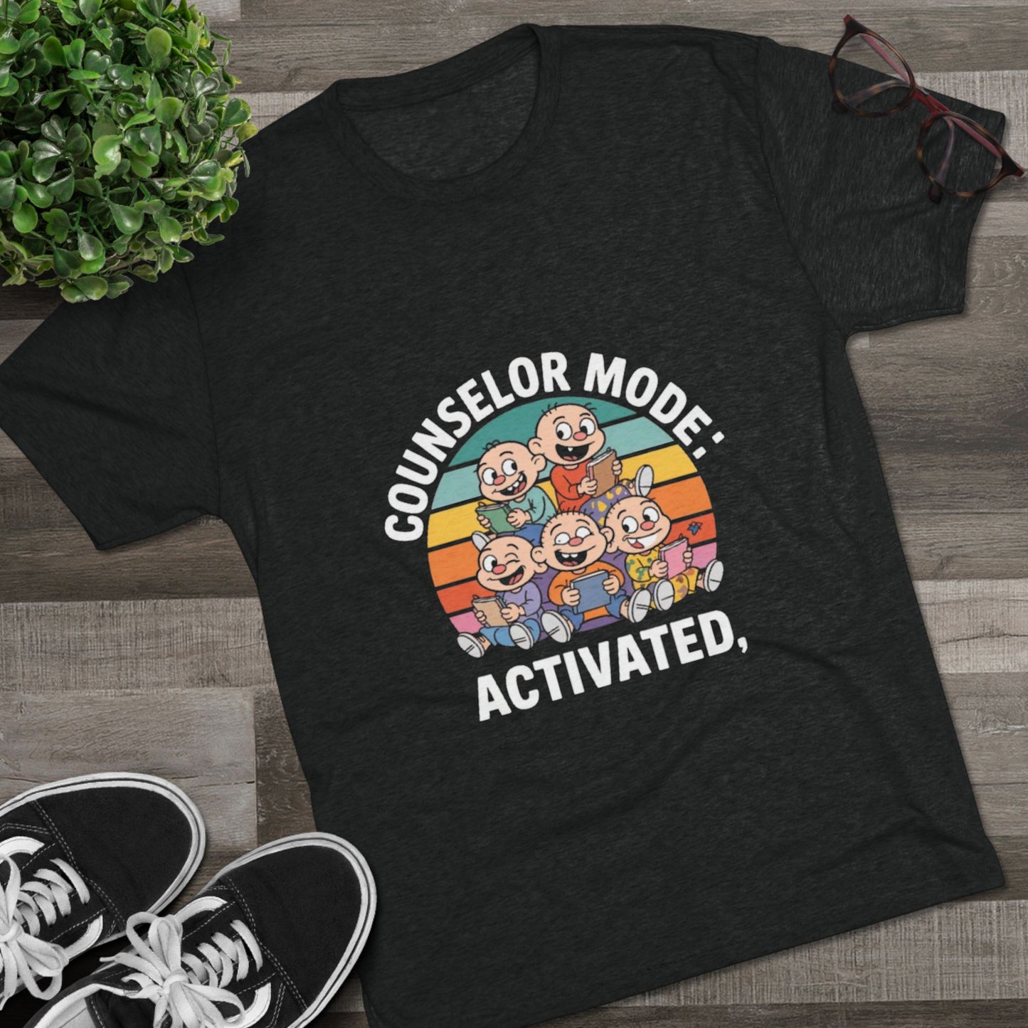 Unisex Tri-Blend Tee -Counselor Mode Activated