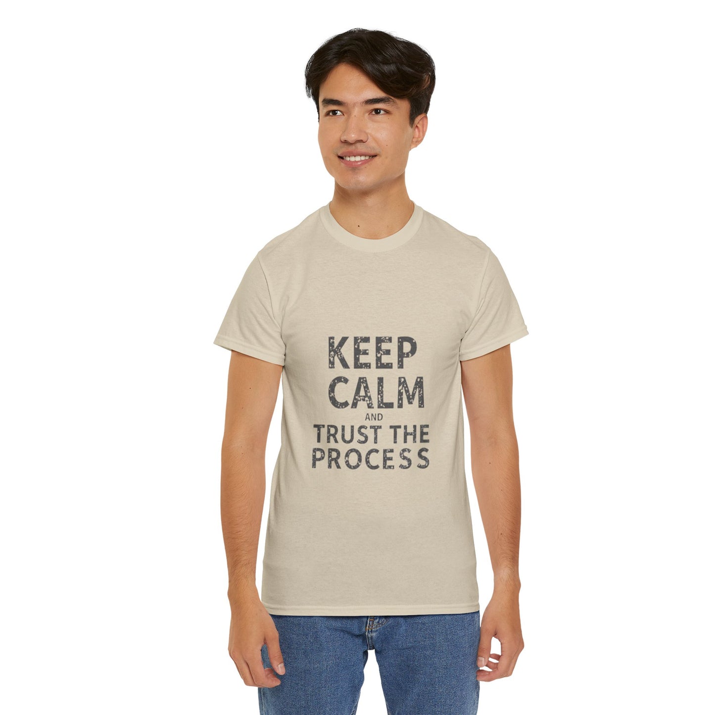 Unisex Heavy Cotton Tee -Keep Calm
