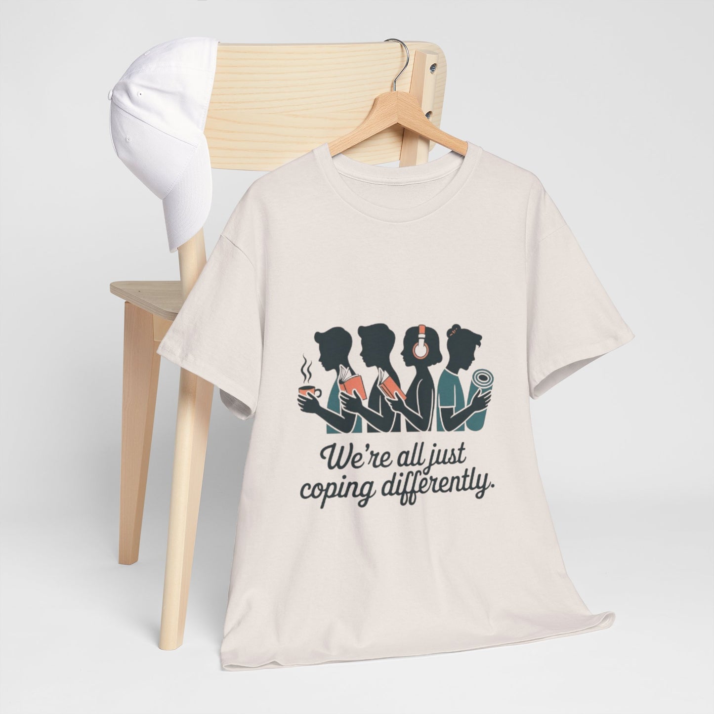 Coping Together Unisex Tee - Mental Health Awareness Apparel