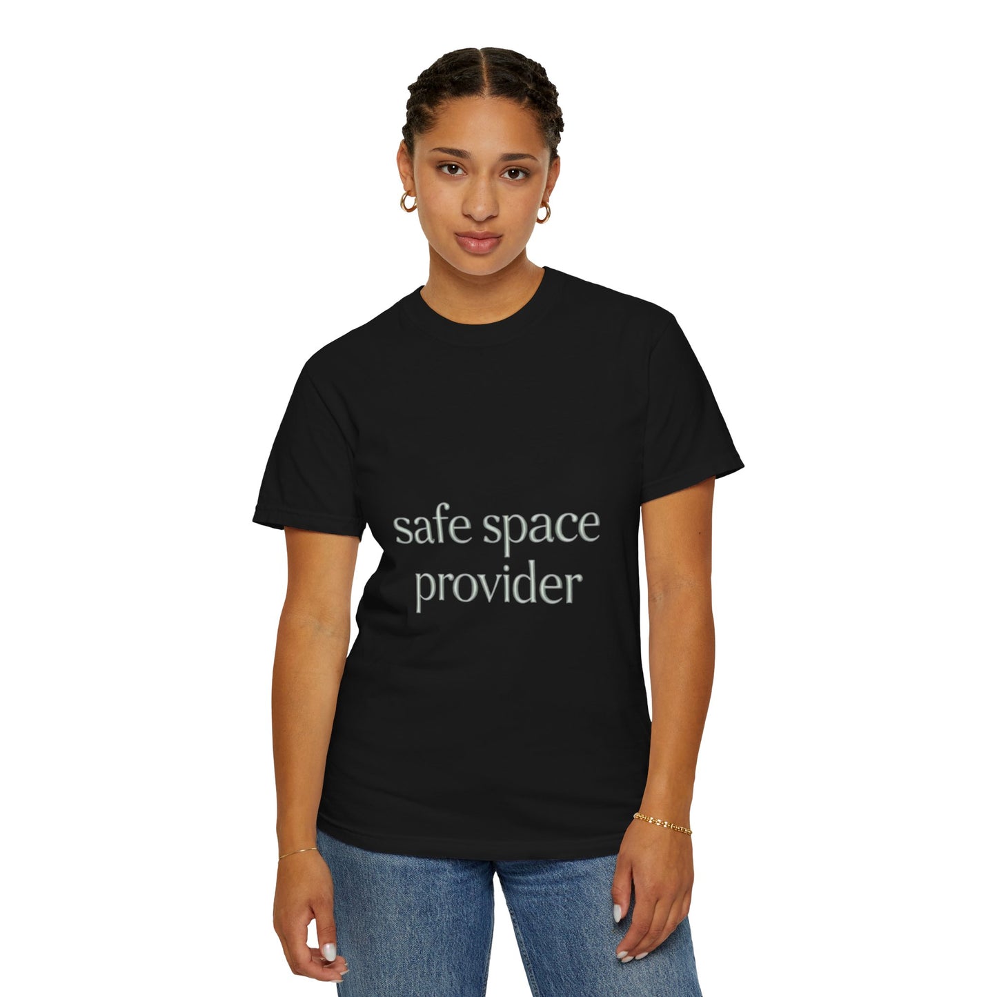 Unisex Garment-Dyed T-shirt -Safe Space Provider