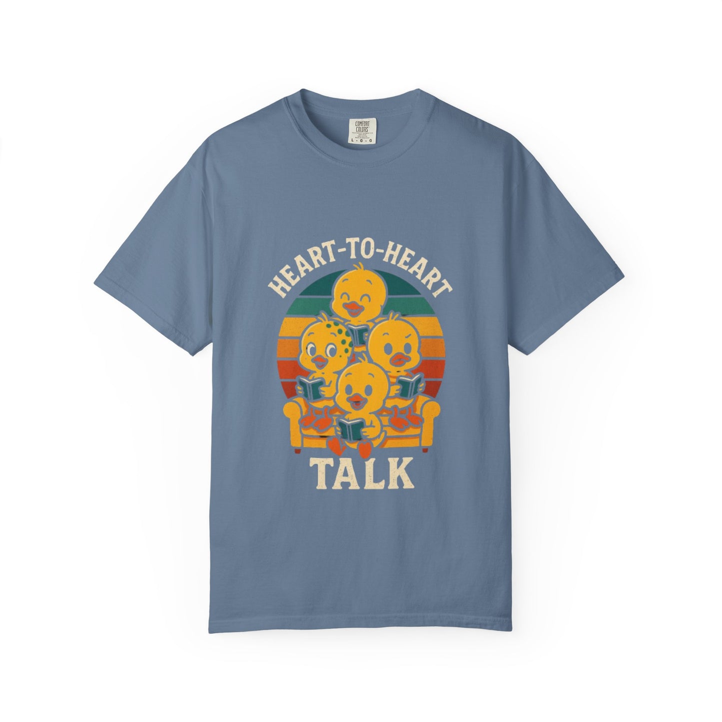 Unisex Garment-Dyed T-Shirt -Heart-to-Heart Talk